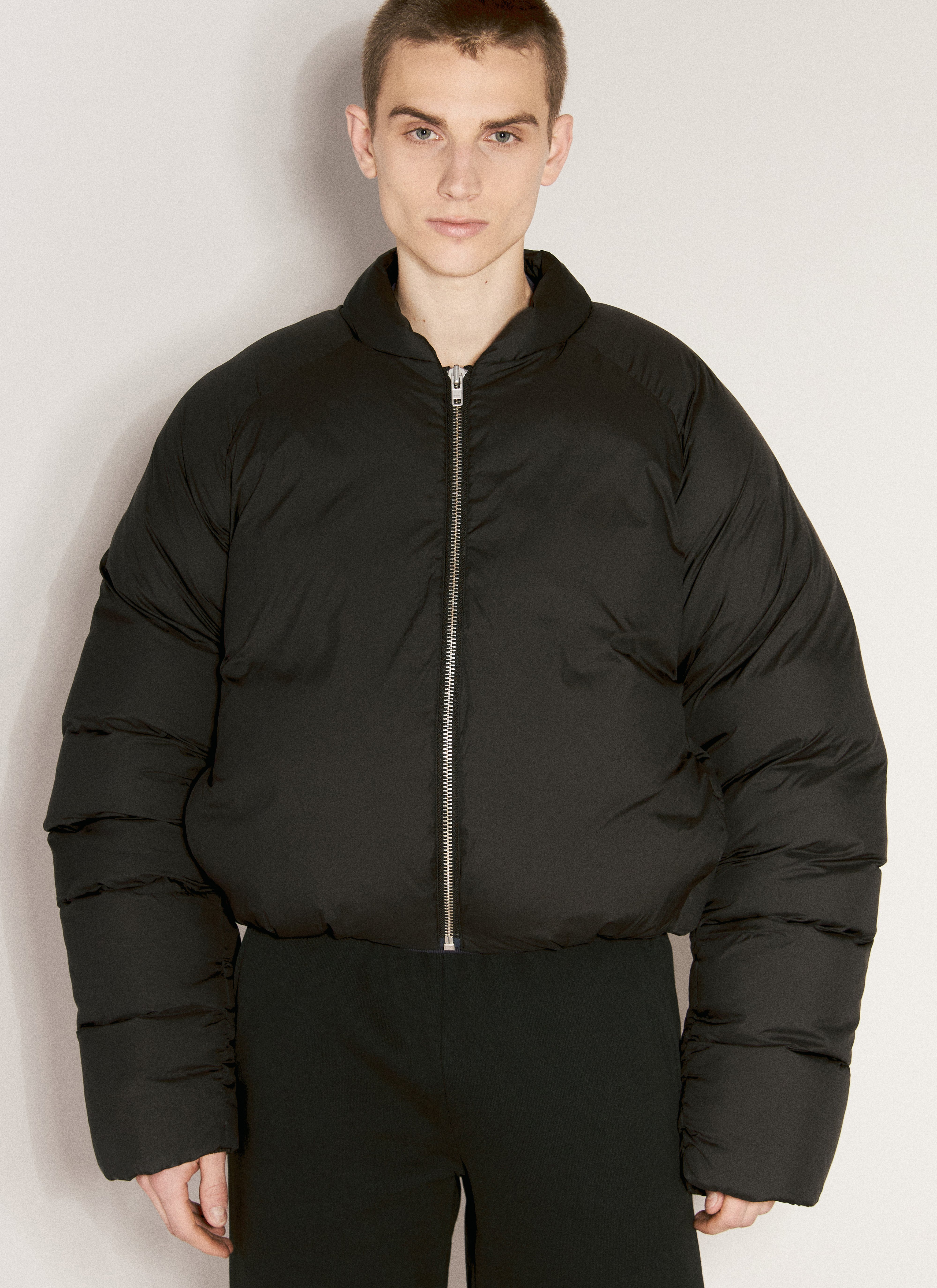 Entire Studios Men's' Pillow Bomber Jacket in Black | LN-CC®