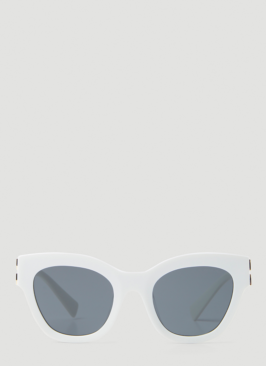Sol | White Cat Eye Sunglasses | JIMMY CHOO