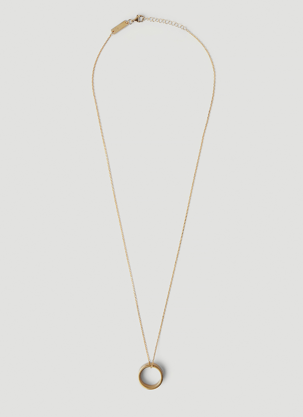 Number Logo Ring Necklace