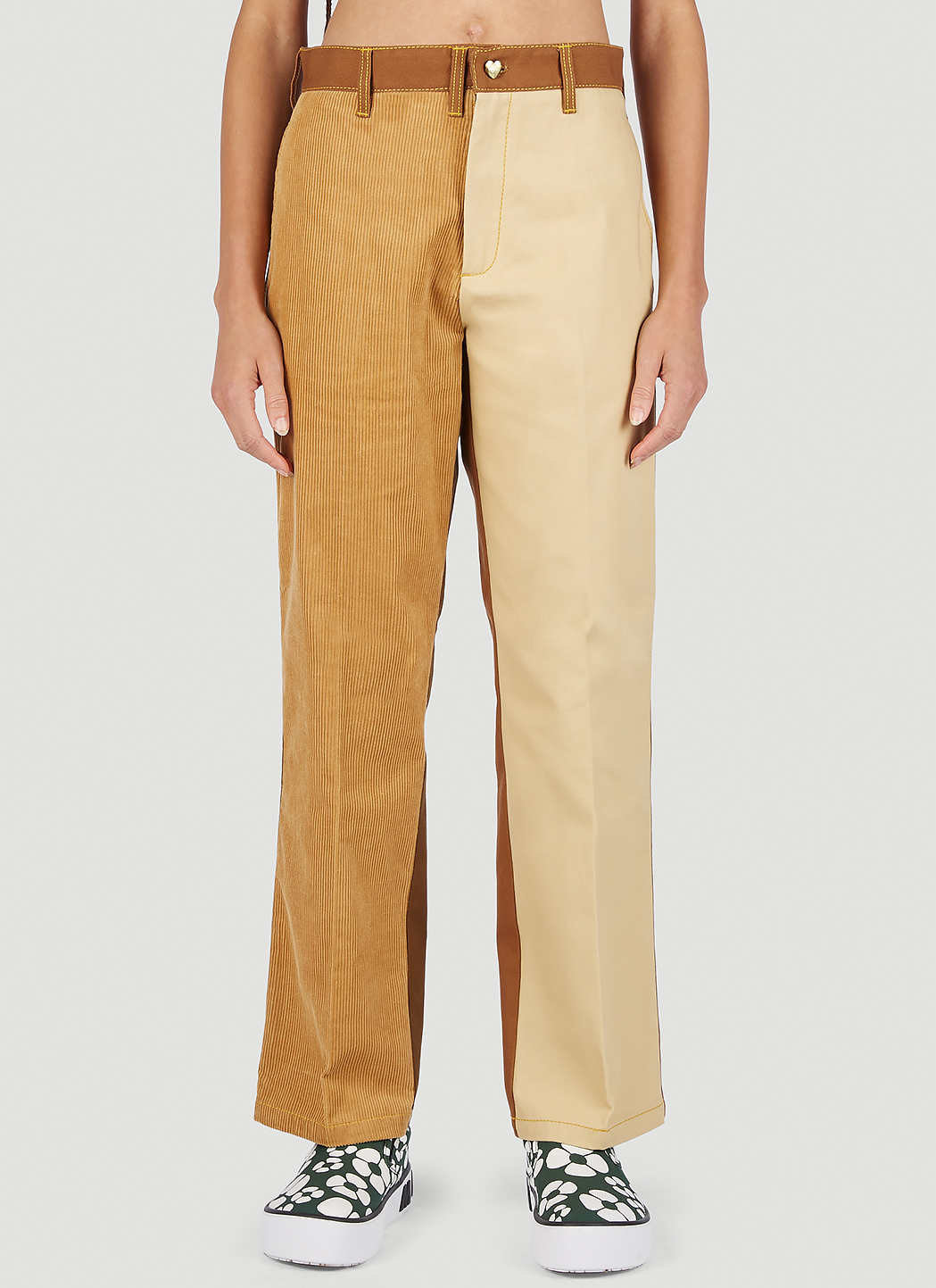 Colour Block Panel Pants