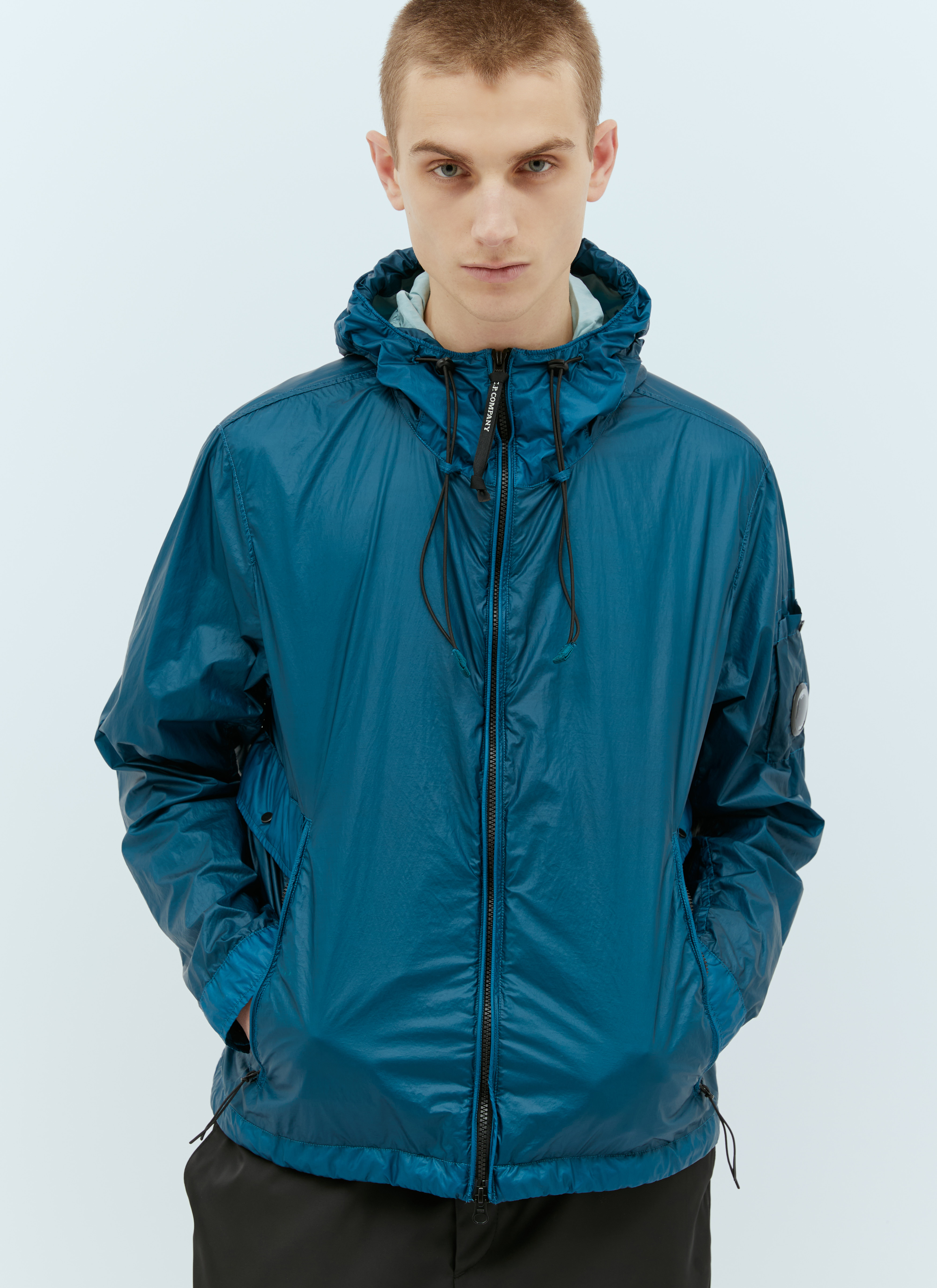 ジャケット・アウター cp company cs ii hooded jacket C.P. Company Men's' CS II Hooded Jacket in Blue | LN-CC®