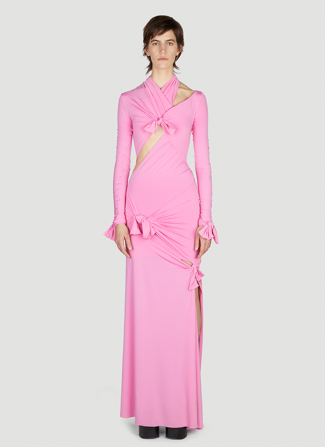 Knot Gown Maxi Dress
