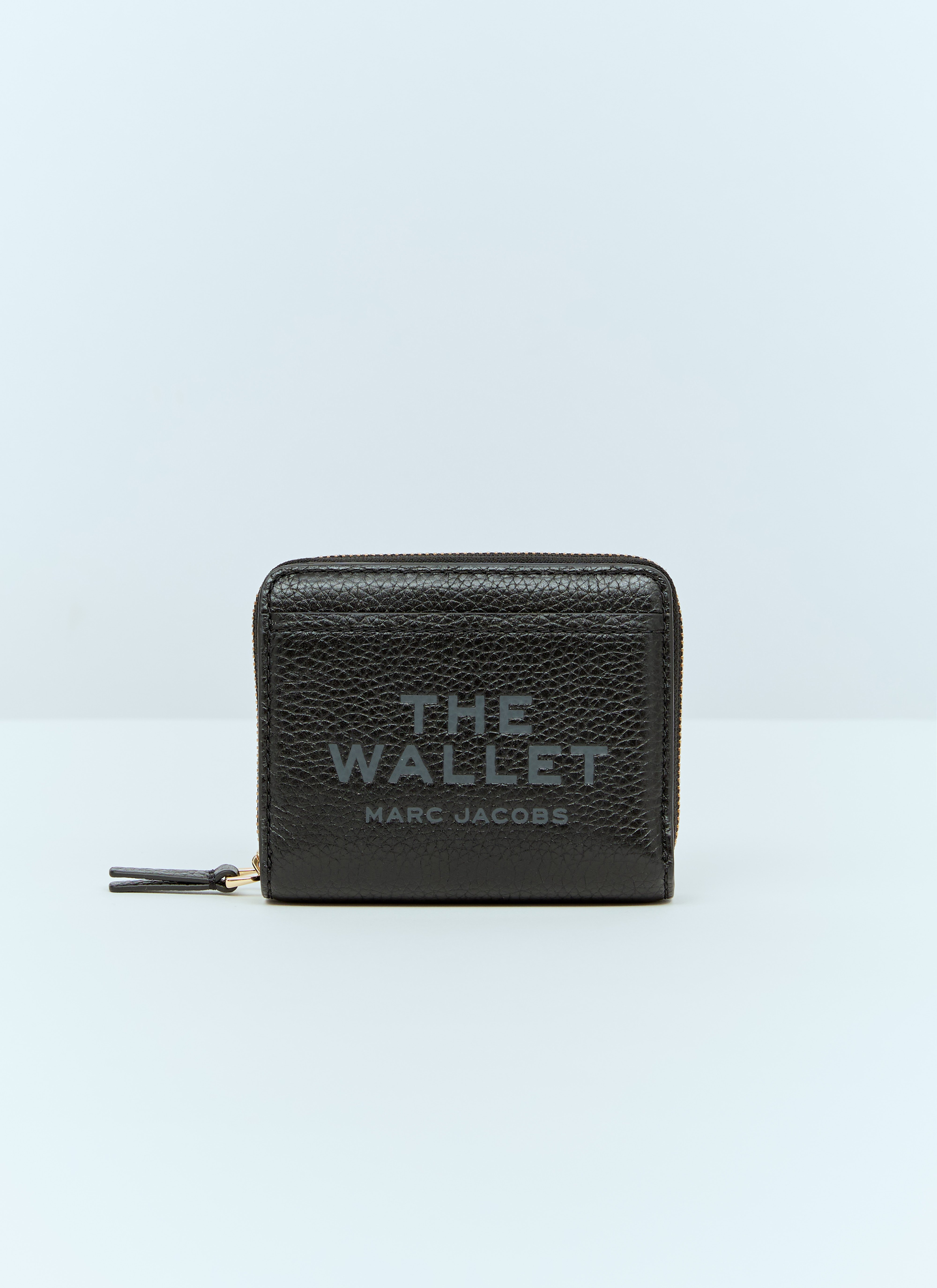 Marc Jacobs Women's' The Leather Mini Compatct Wallet in Black LNCC®
