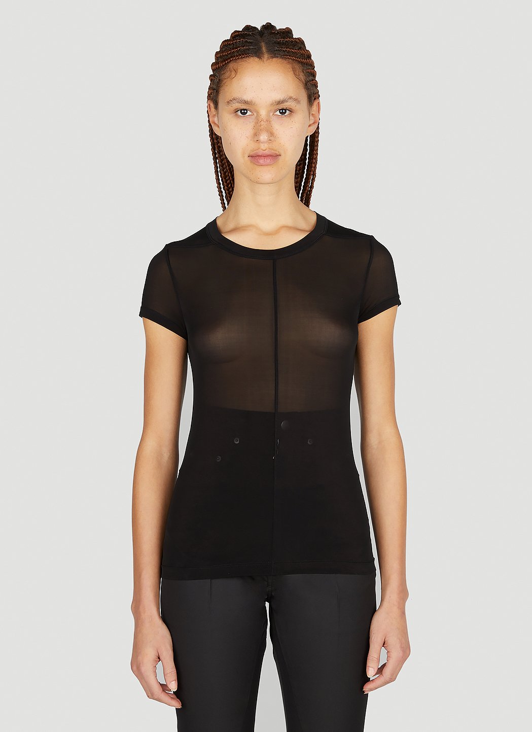 Rick Owens Sheer T-Shirt in Black | LN-CC