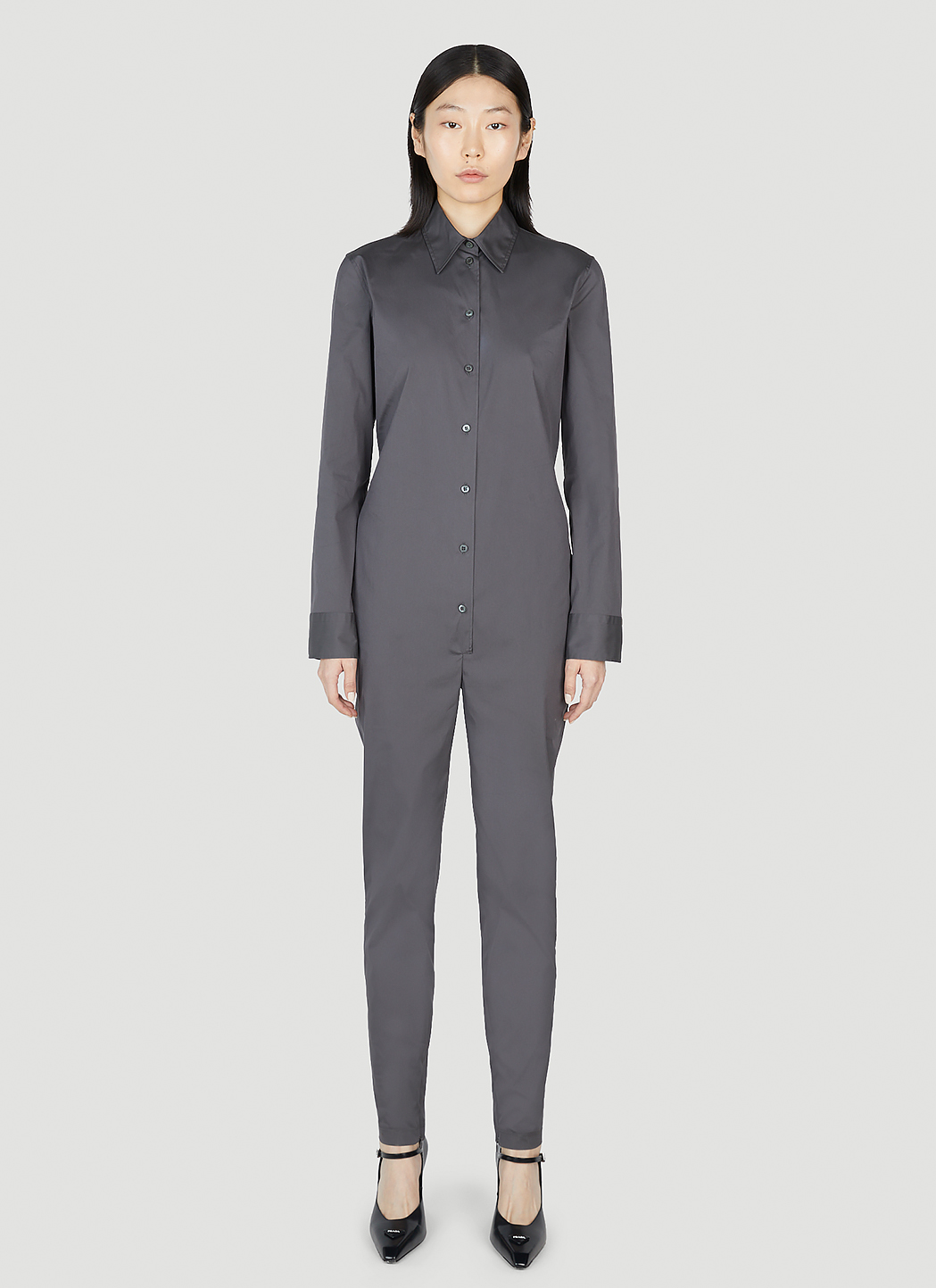 Classic Collar Jumpsuit