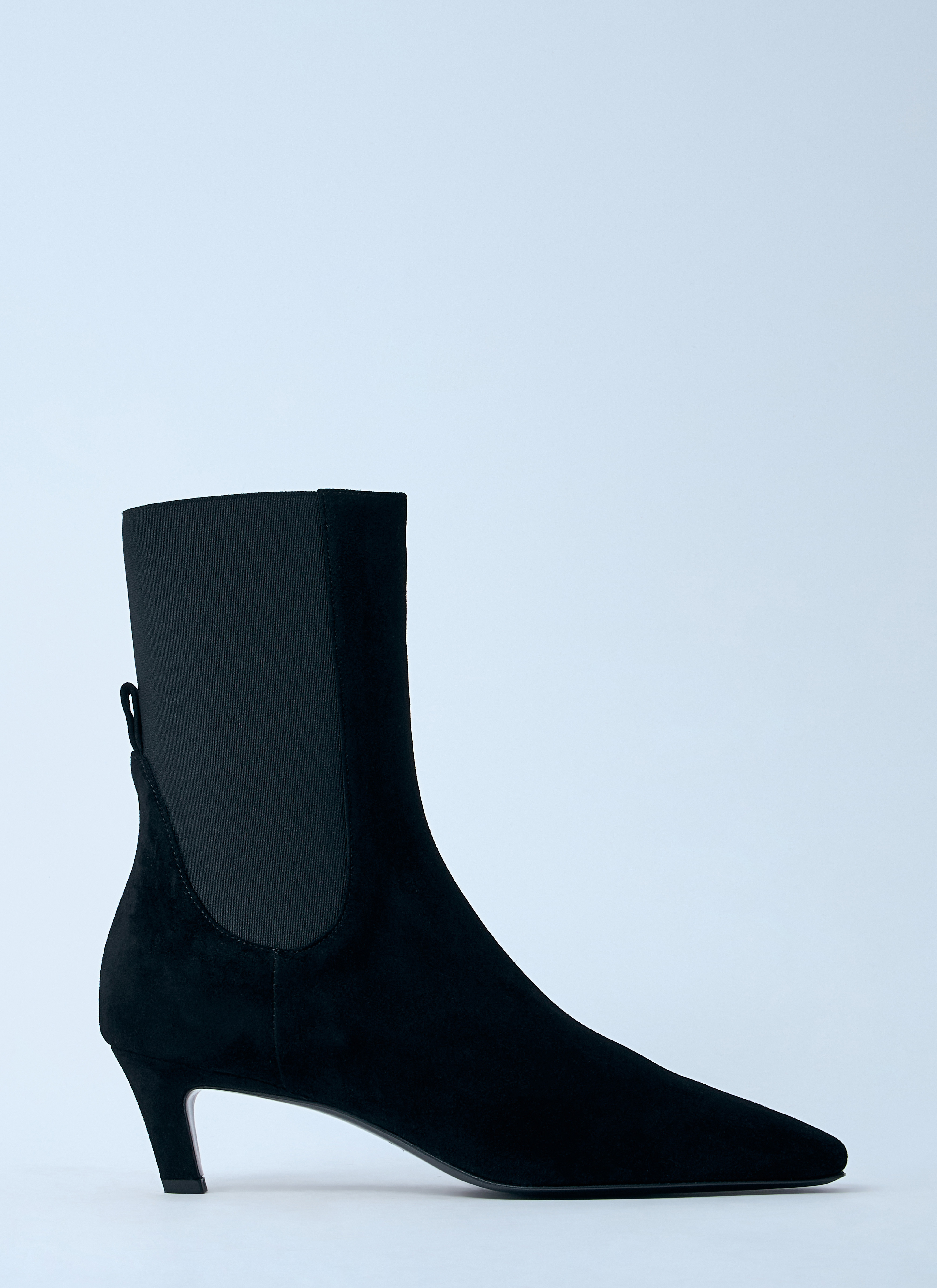Toteme Women's Black Suede Boots - Woman Boots Eu - 39