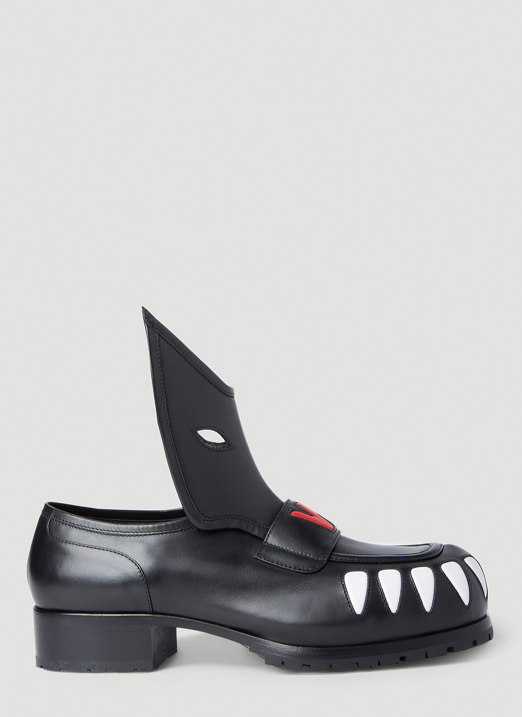 Walter Van Beirendonck - Love Heeled Boots in Black Walter Van Beirendonck