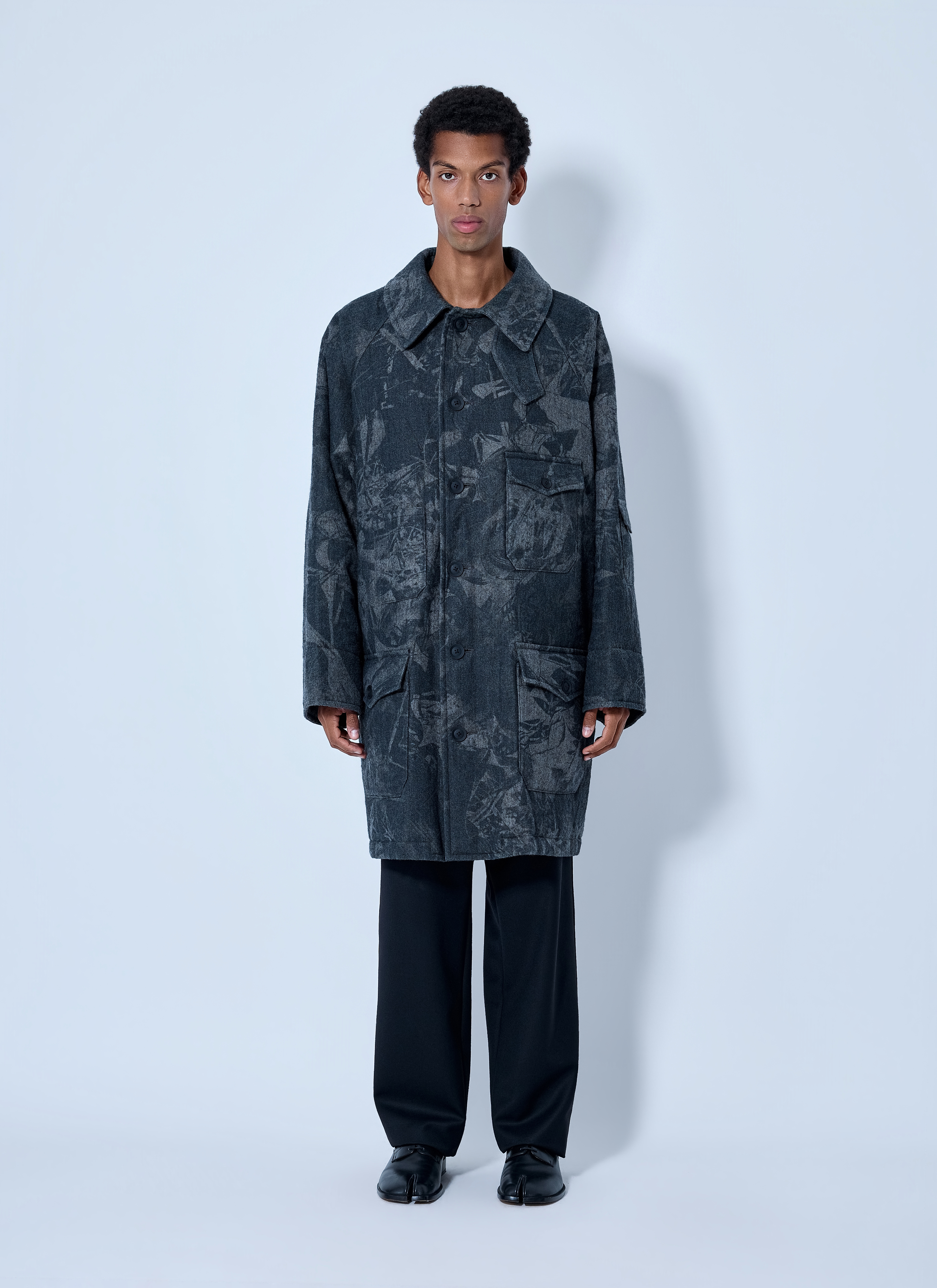 Yohji Yamamoto Yohji Yamamoto Scrap Printed Coat