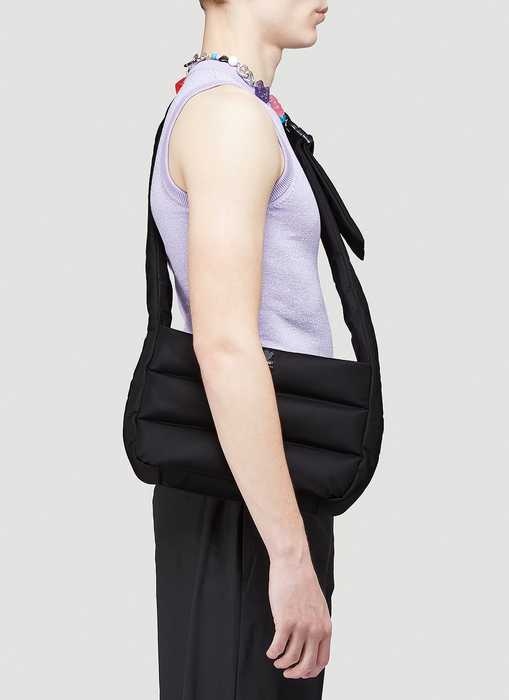 Heaven by Marc Jacobs Unisex Nylon Messenger Bag in Black LNCC