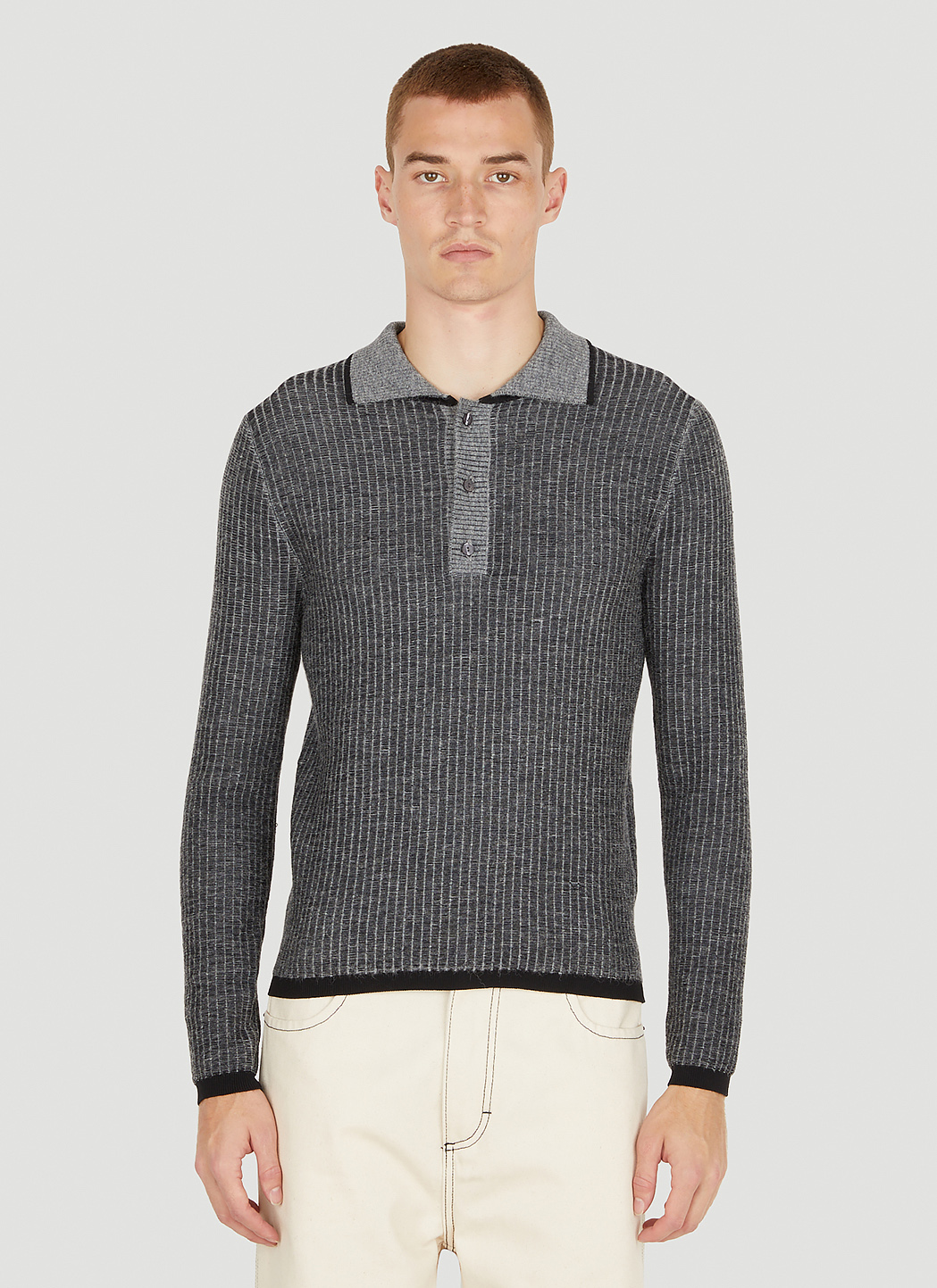 Amoretto Knit Polo Top