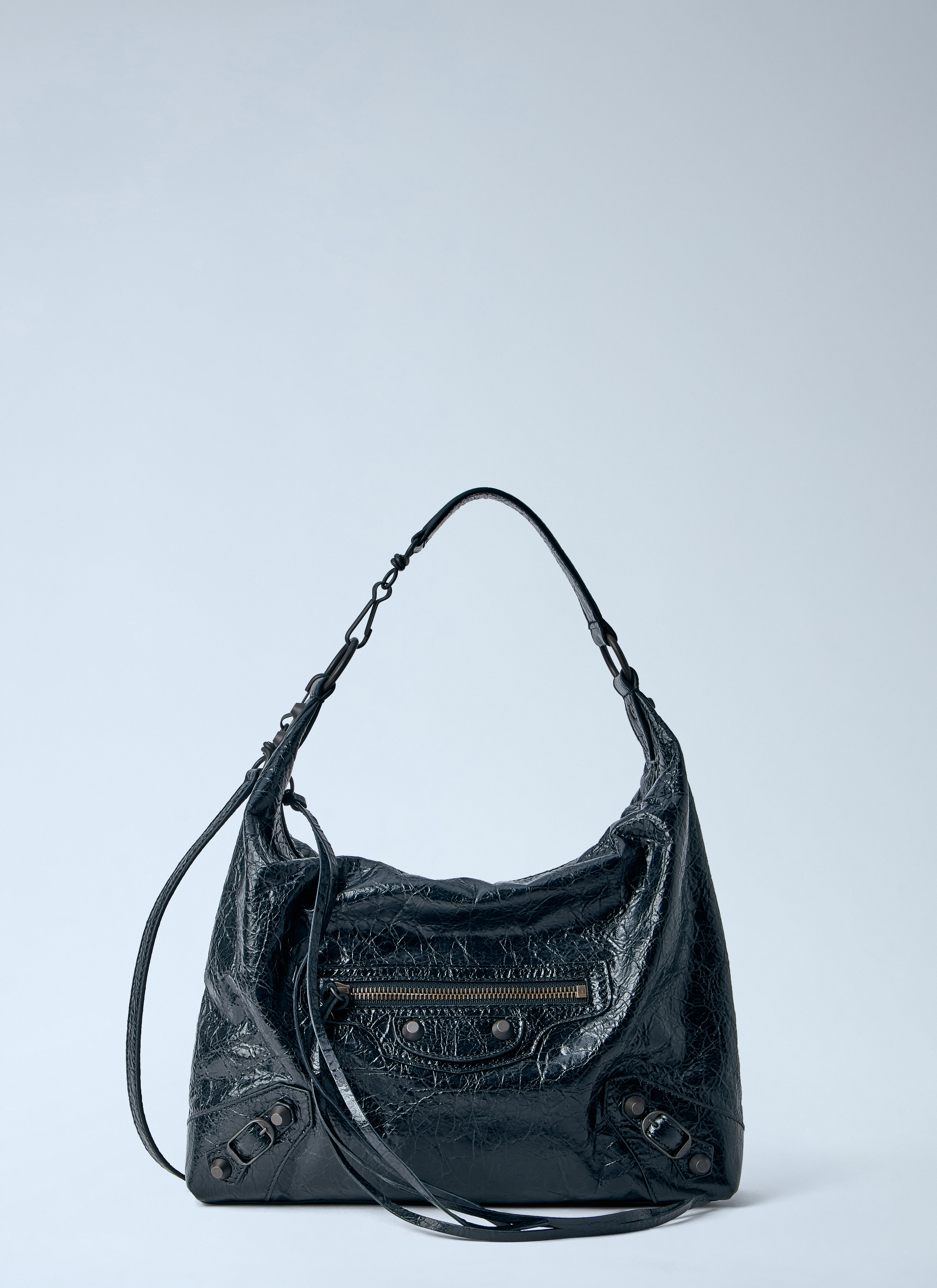 Balenciaga Women's' Le City Hobo Small Shoulder Bag in Black | LN-CC®