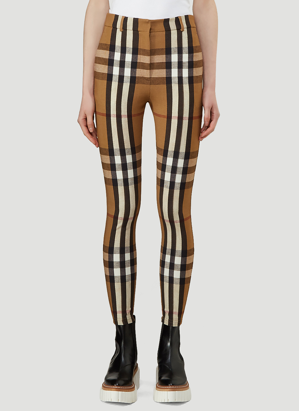 大人気！まとめ一覧 Burberry LN-CC | Brown in Pants Jodhpur House-Check レッグウェア