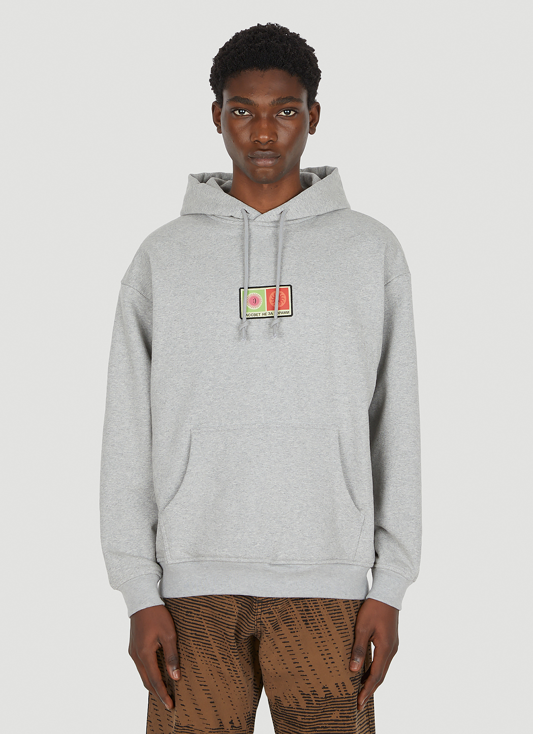 Logo Patch Hooded Sweatshirt
