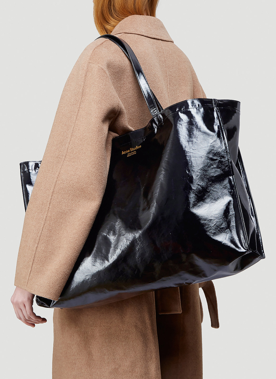 Acne Studios Women's Agele Solid Tote Bag in Black LNCC