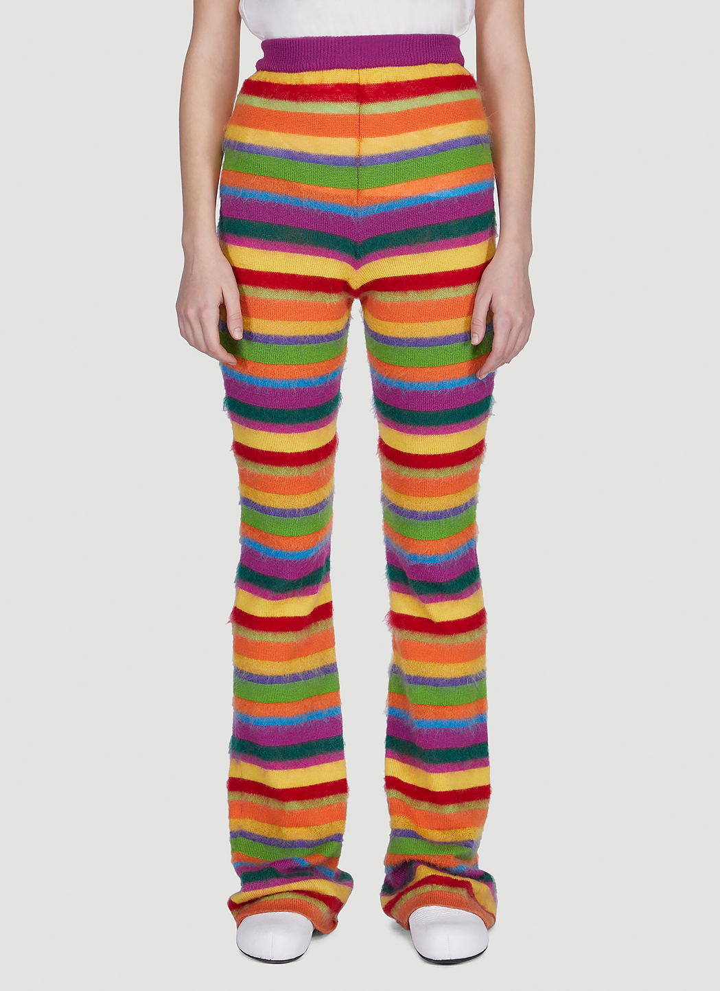Striped Flared Pants