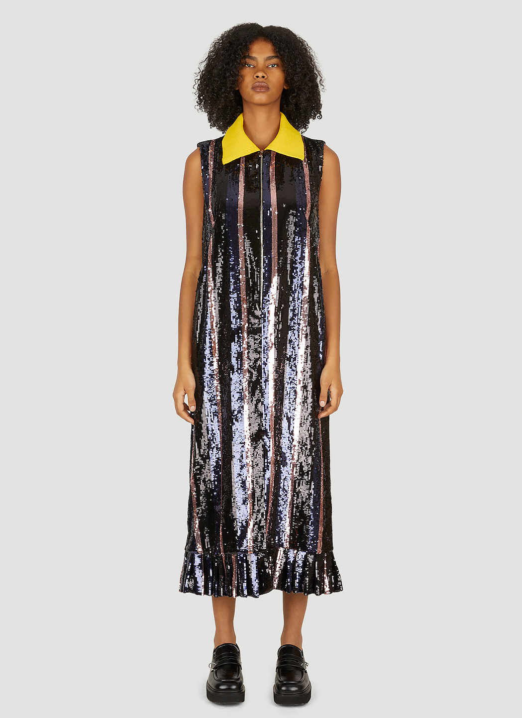 Striped Sequin Dress