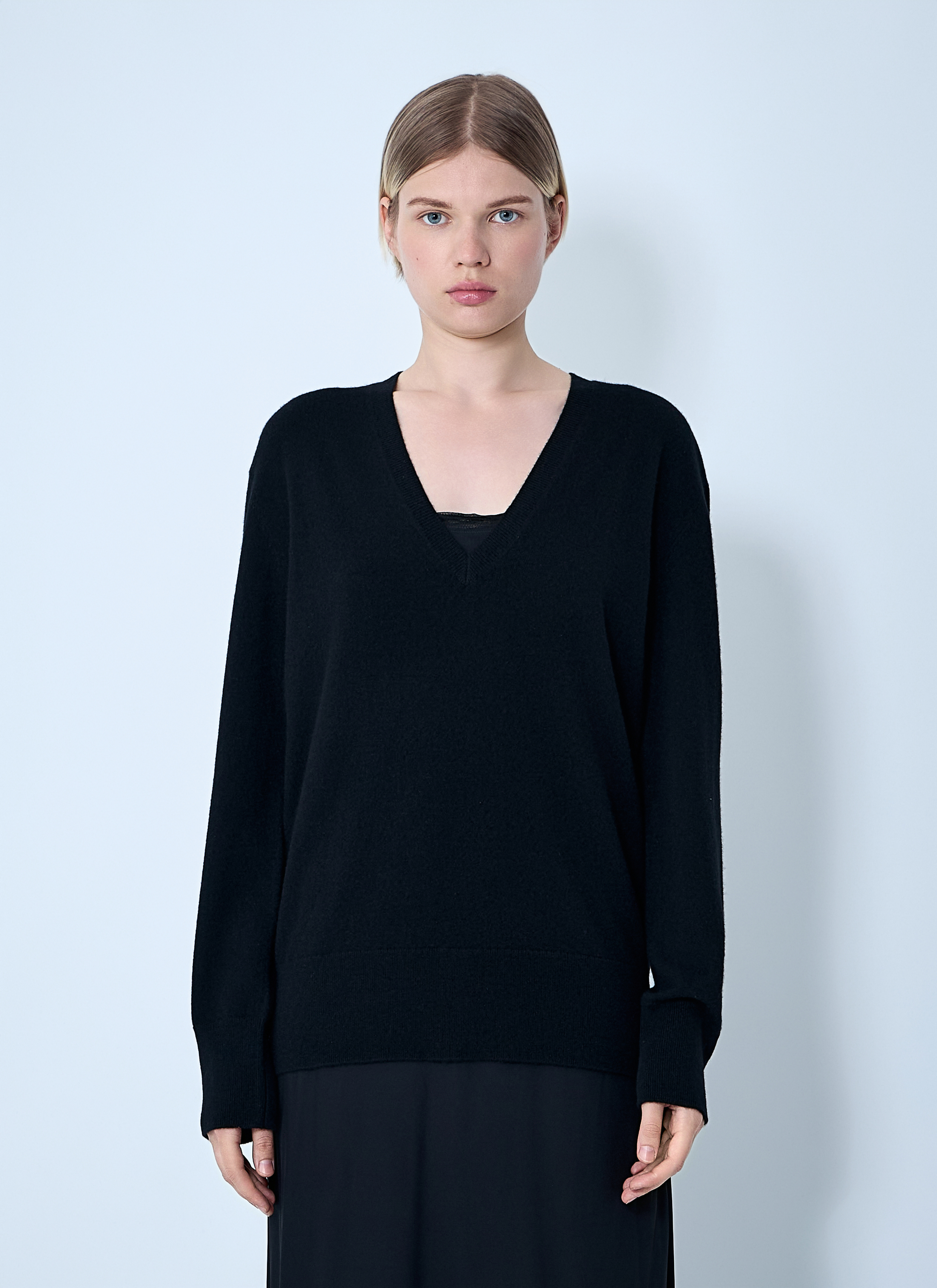 Toteme Women's Black Cashmere Sweater - Woman Knitwear Xs