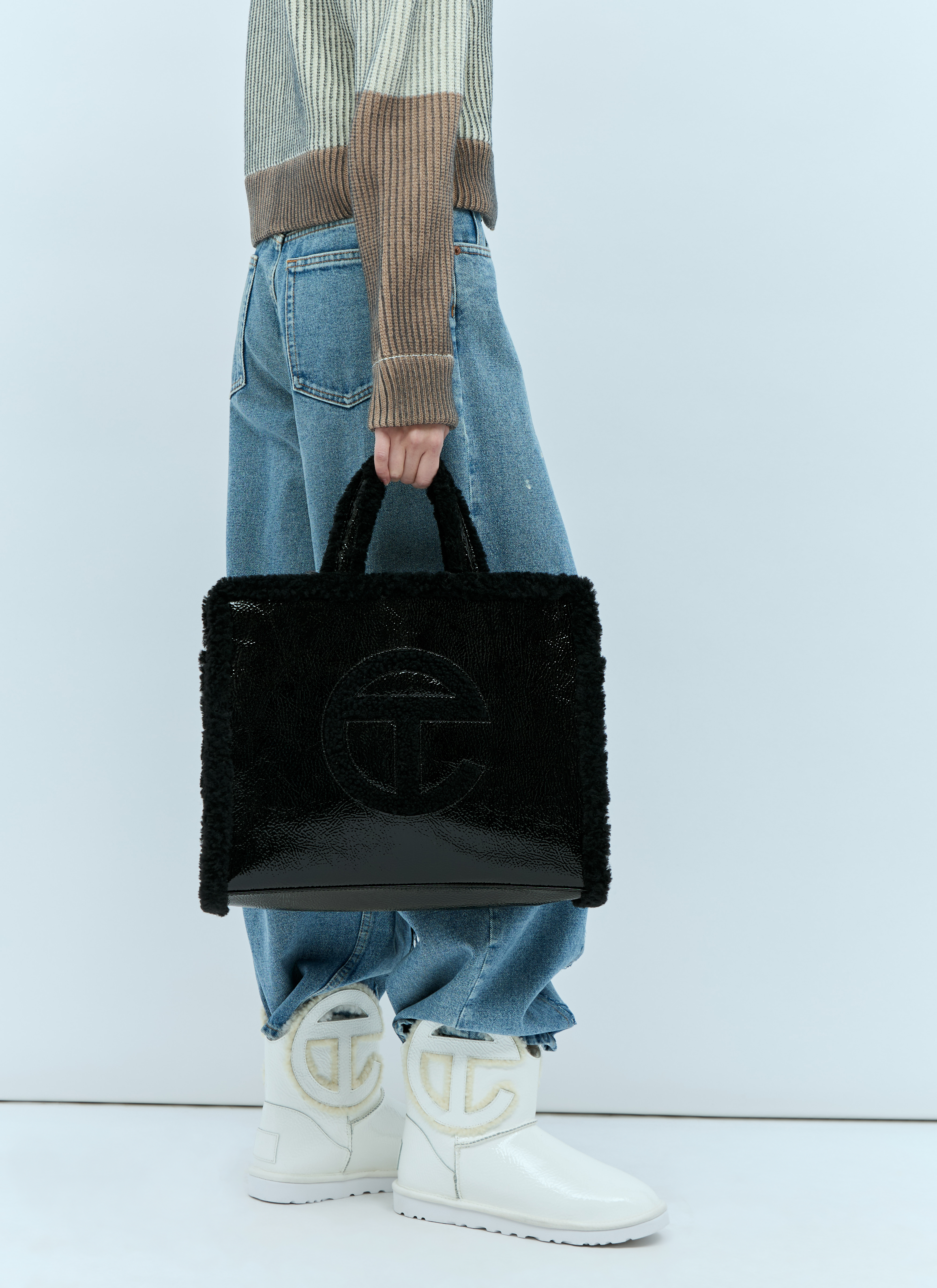 UGG x Telfar Women's' UGG x Telfar M Shopper Crinkle in Black | LN-CC®