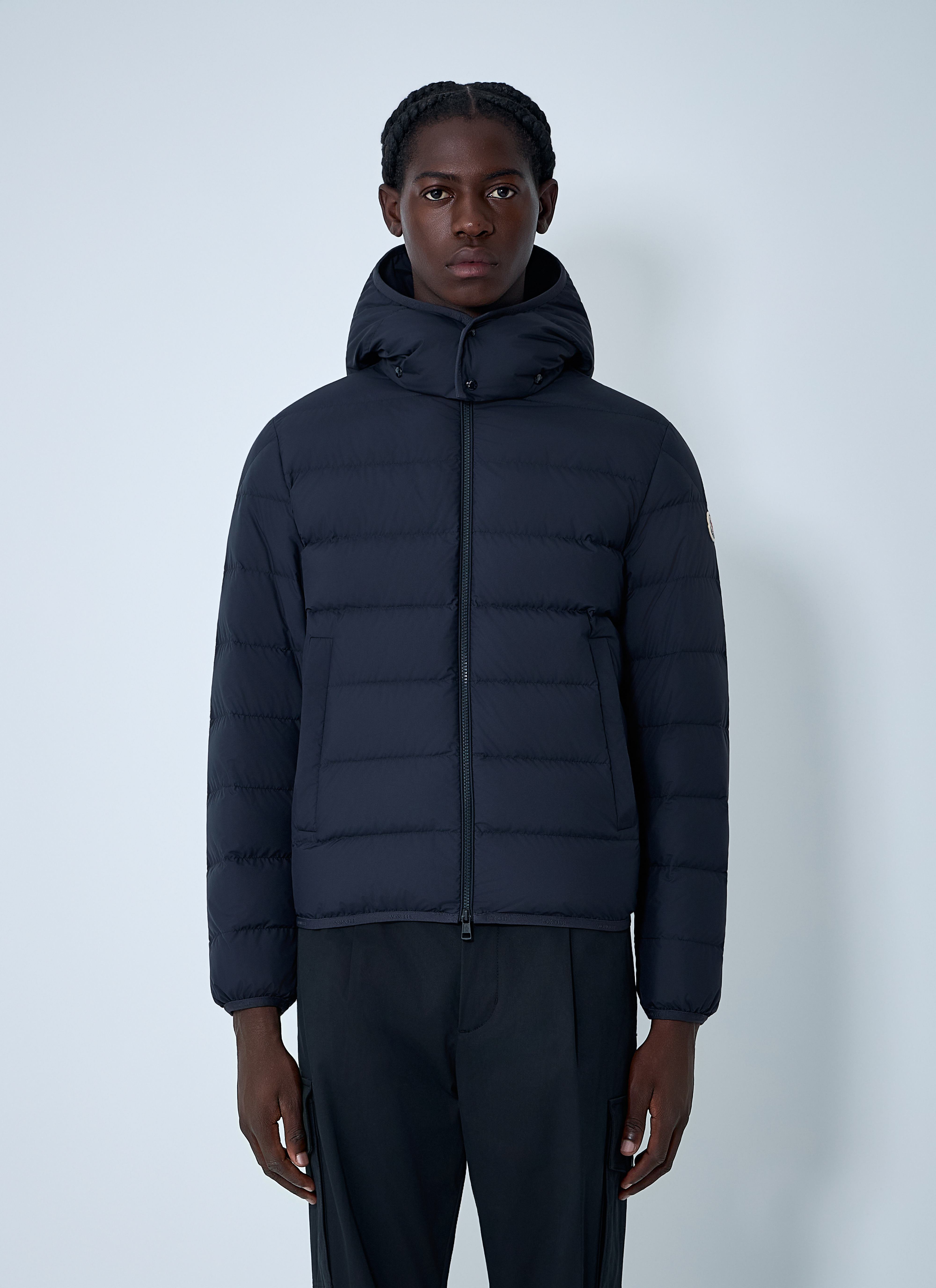 Moncler Men's' Montbrocq Hooded Jacket in Navy | LN-CC®