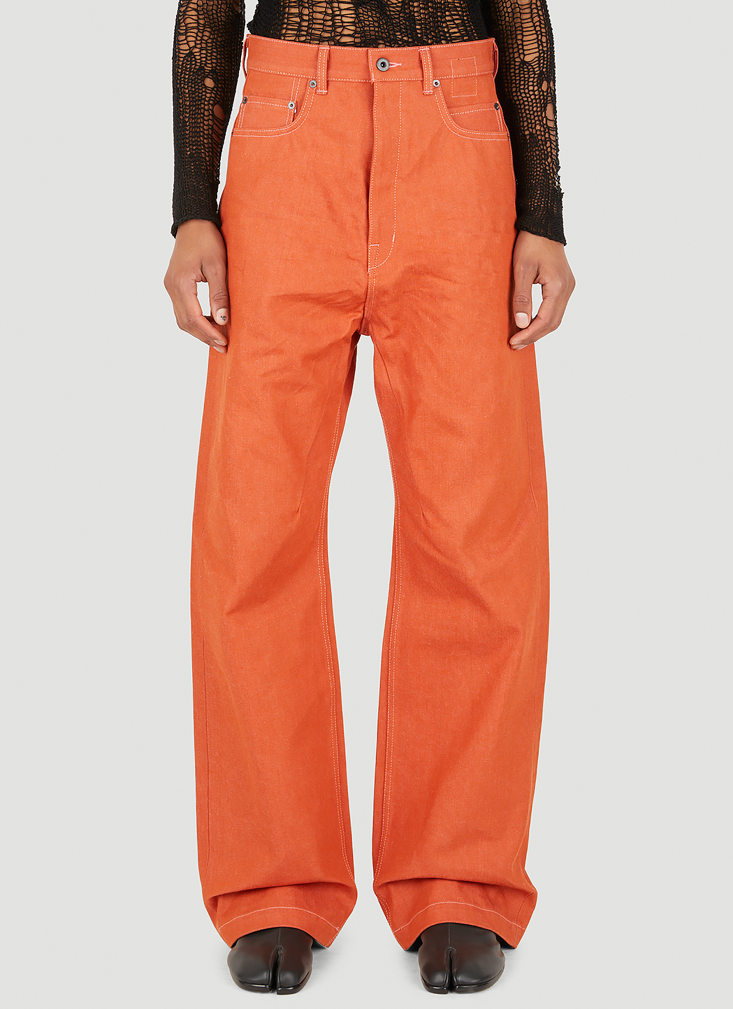 Summum Wide Legged Trousers Mandarin – Joyce Paton