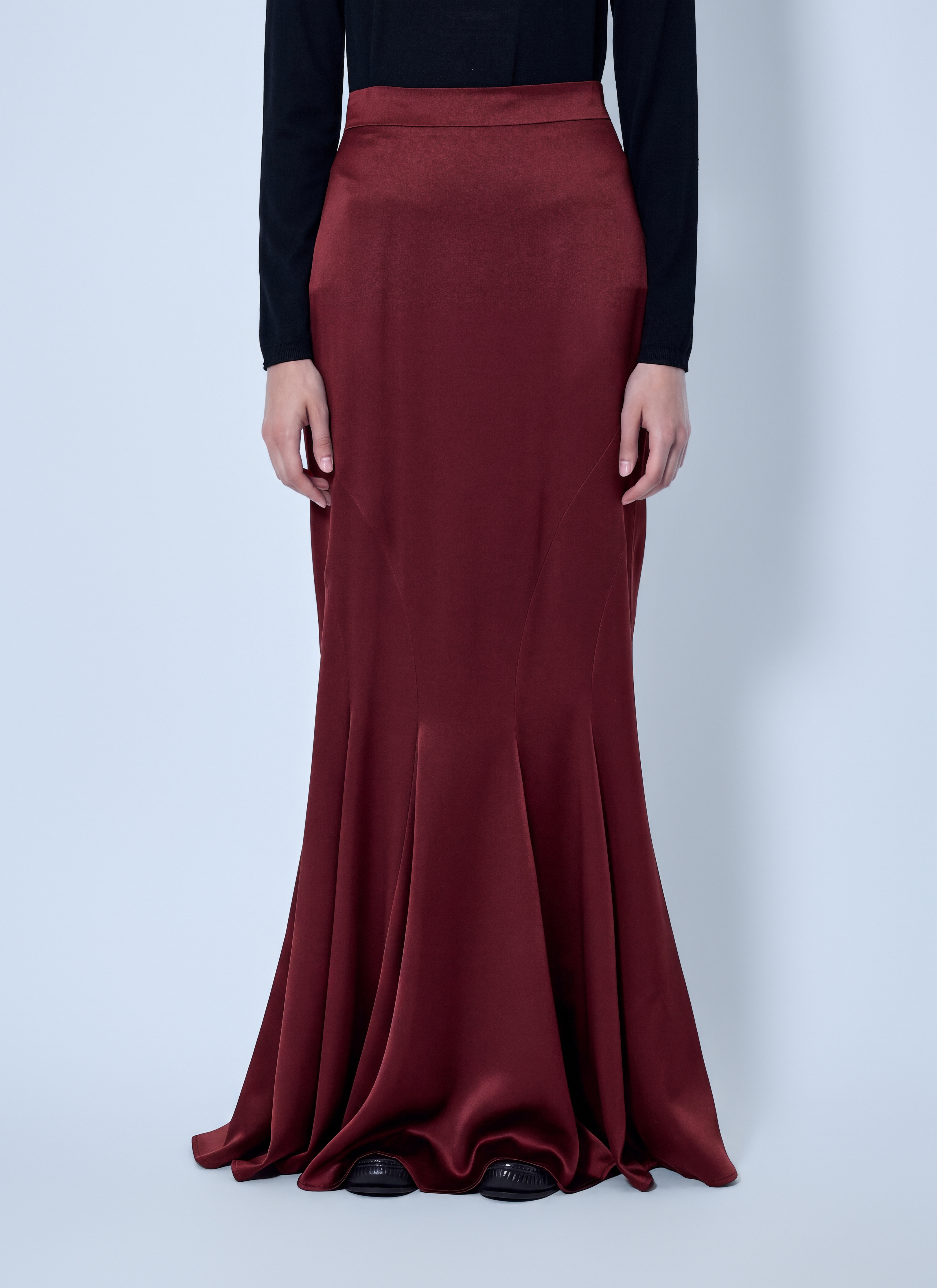 Max Mara Max Mara Satin Maxi Skirt