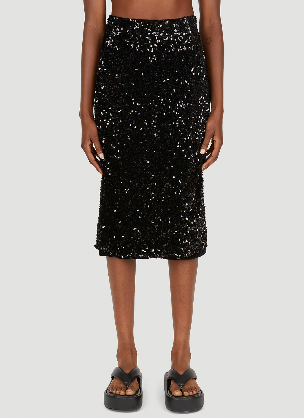 Spangle Midi Skirt
