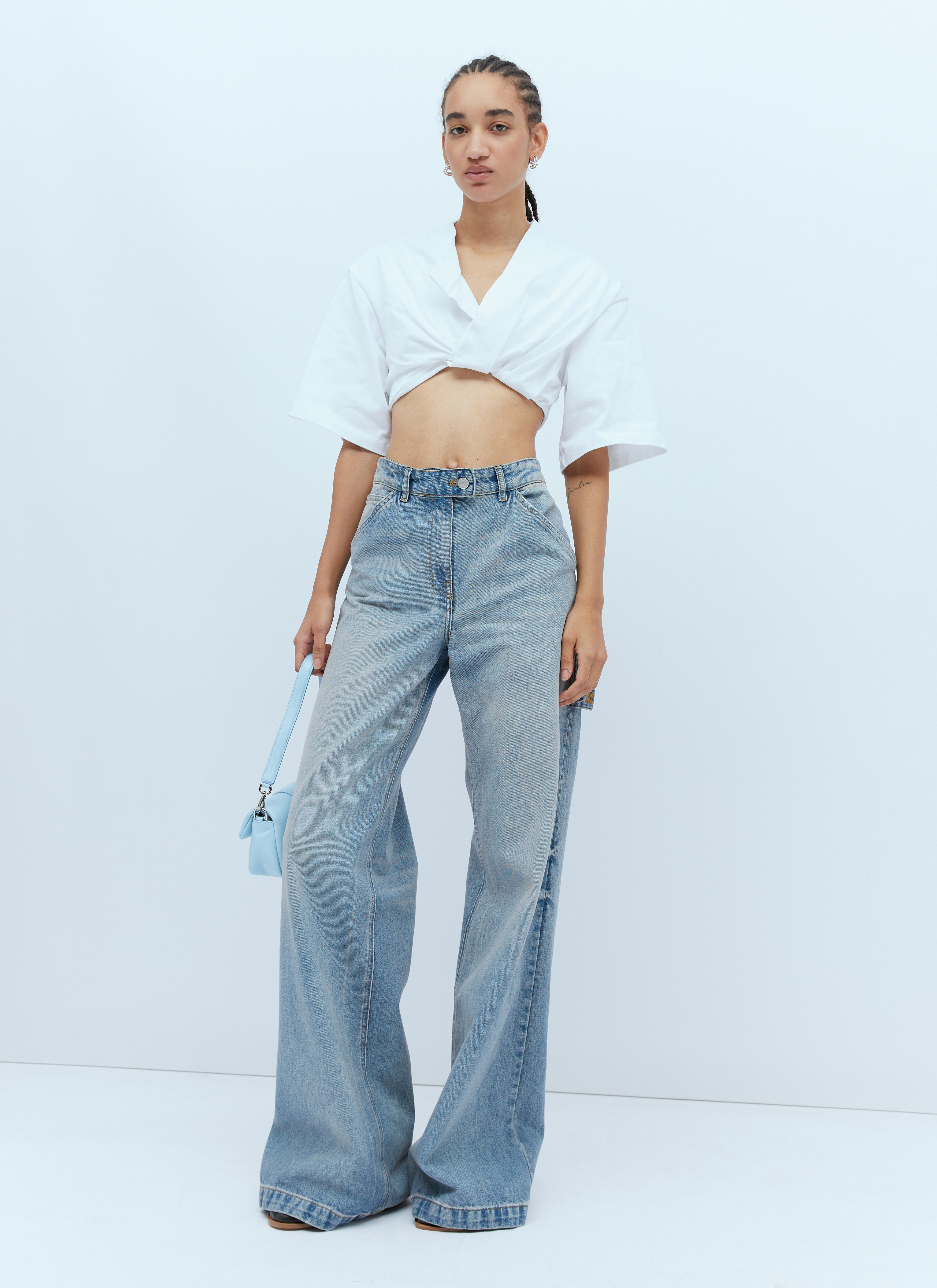 Jacquemus Women's' Le T-Shirt Bahia Court in Khaki | LN-CC®