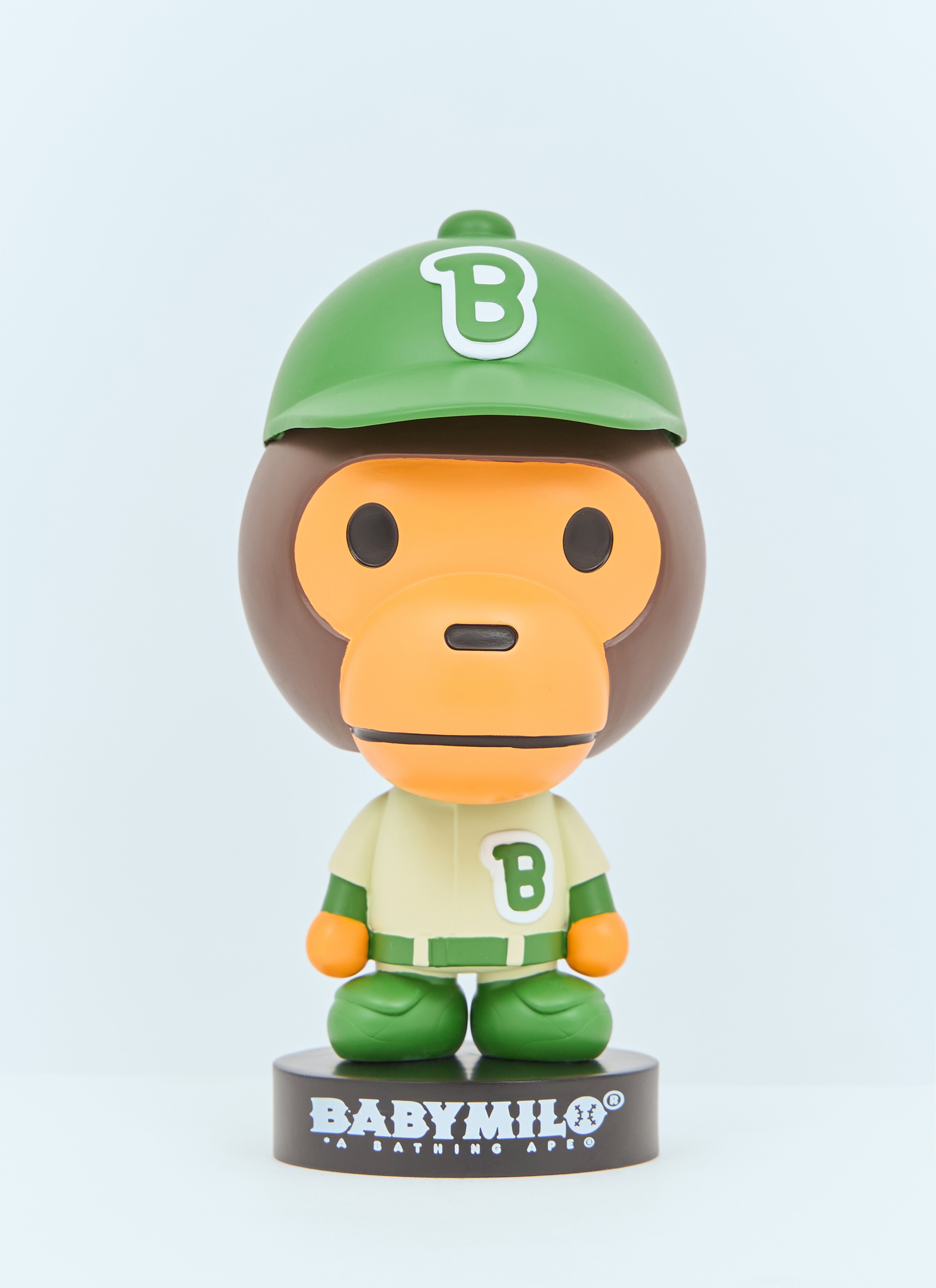 A BATHING APE® Baseball Baby Milo Bobblehead in Green | LN-CC®