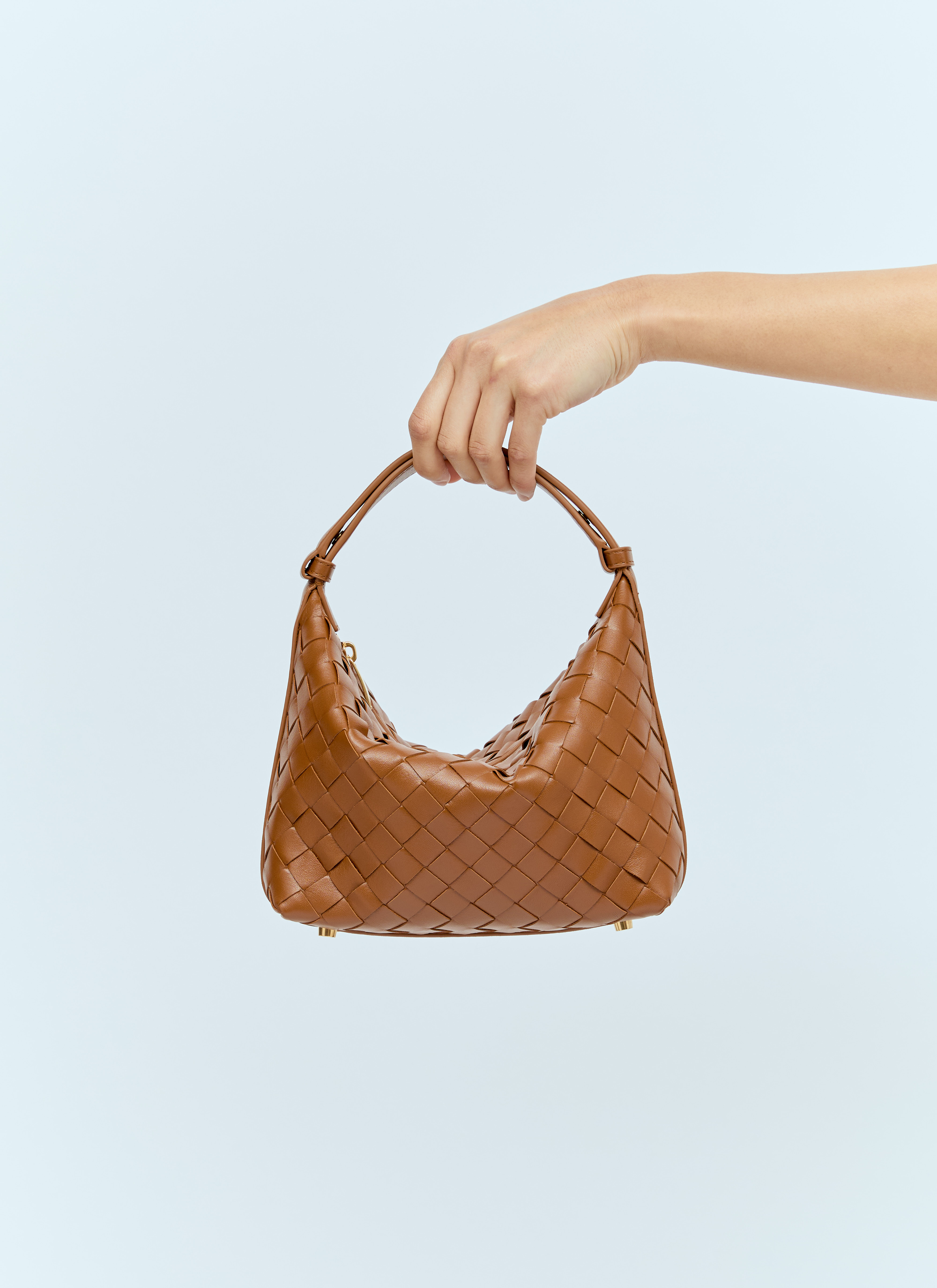 Bottega Veneta Women's' Mini Wallace Shoulder Bag in Brown | LN-CC®