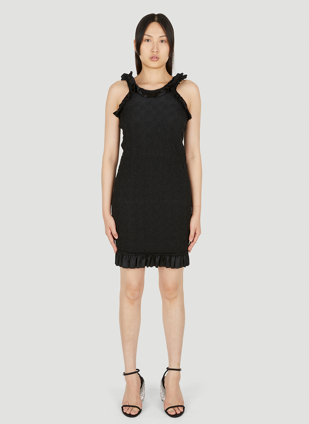 Ruffle Trim Dress