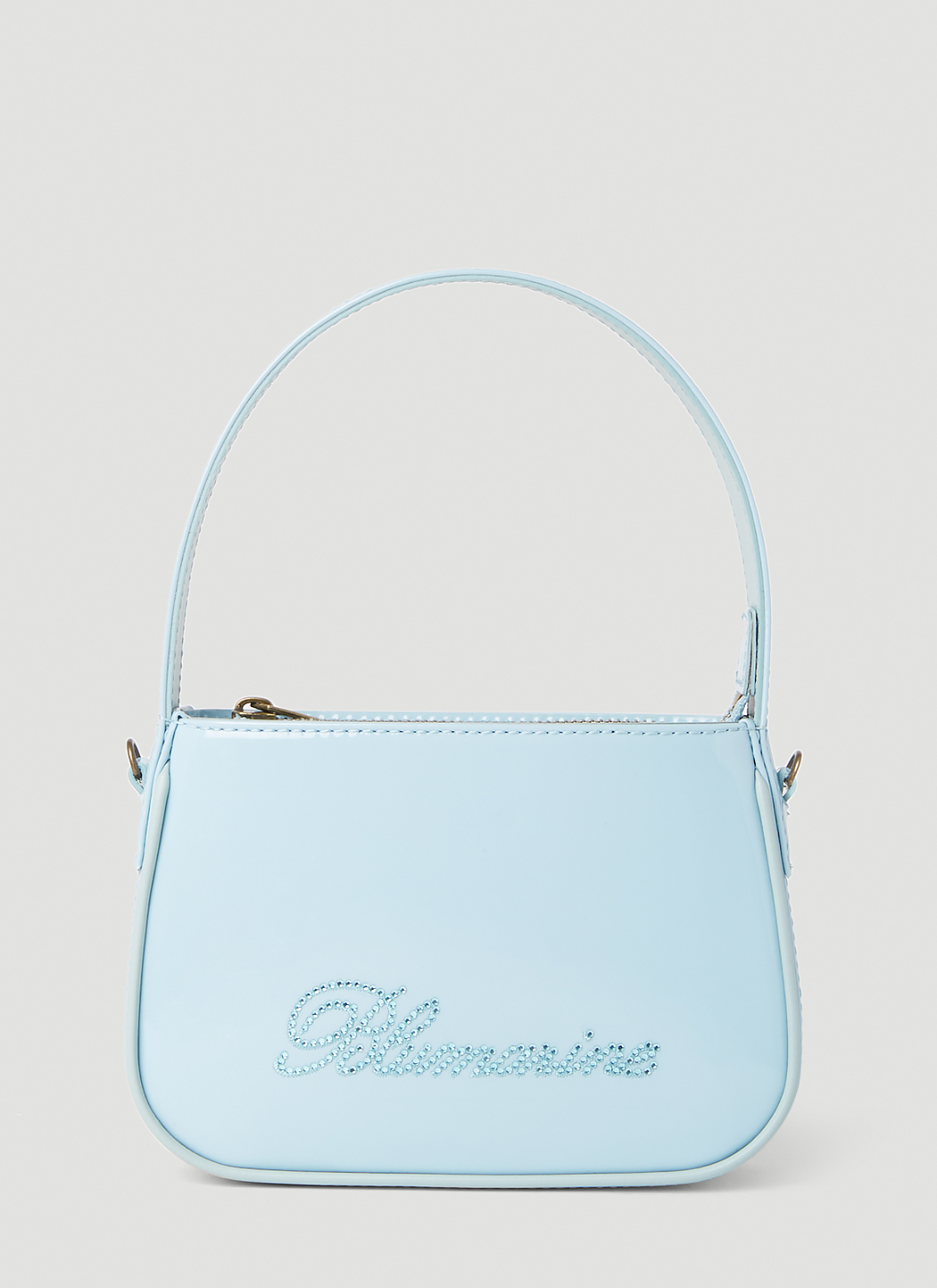Logo Embellished Shoulder Bag