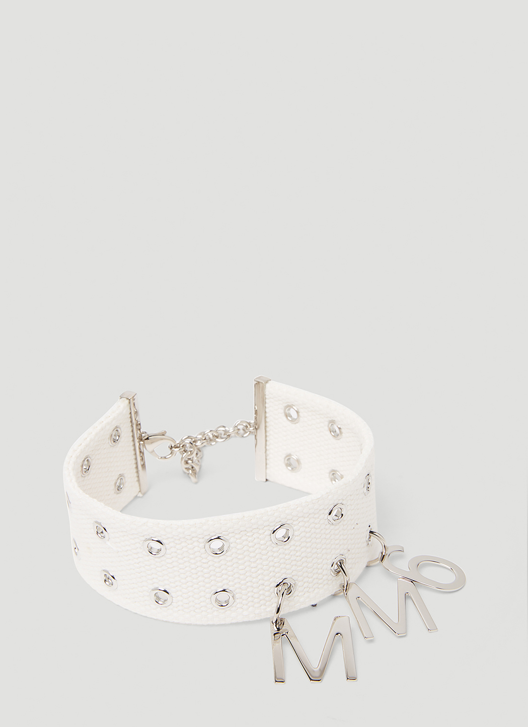 MM6 Maison Margiela MM6 Maison Margiela Logo Pendant Choker Necklace