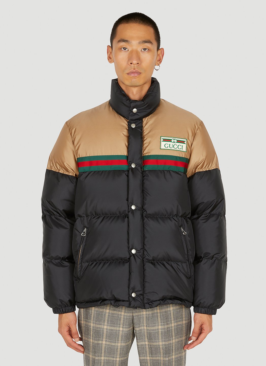 Logo Patch Down Jacket