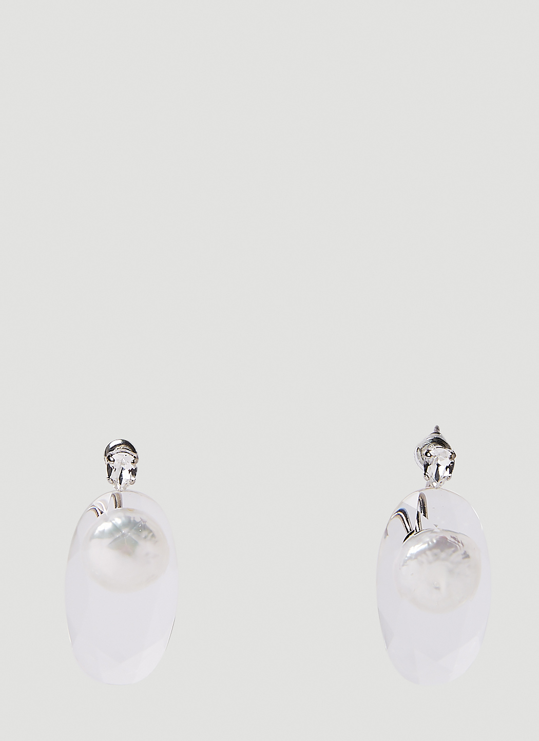 Trapped Pearl Earrings