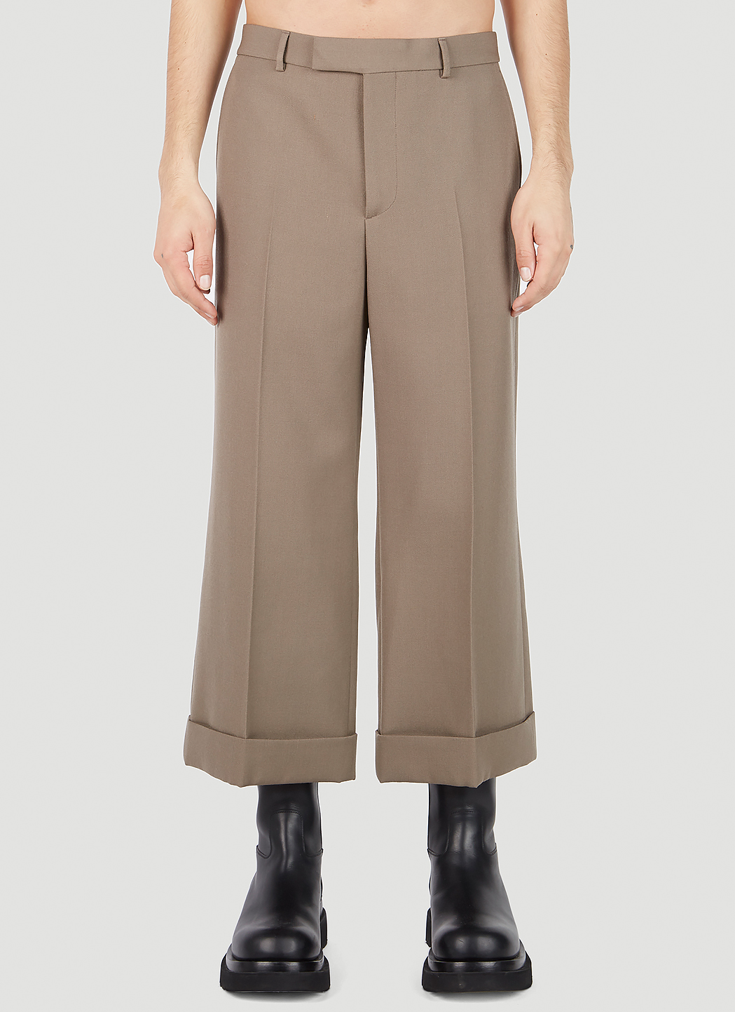 パンツ GUCCI WIDE-LEG GABARDINE TROUSERS 794410_ZABPQ_4020_004_100_0000