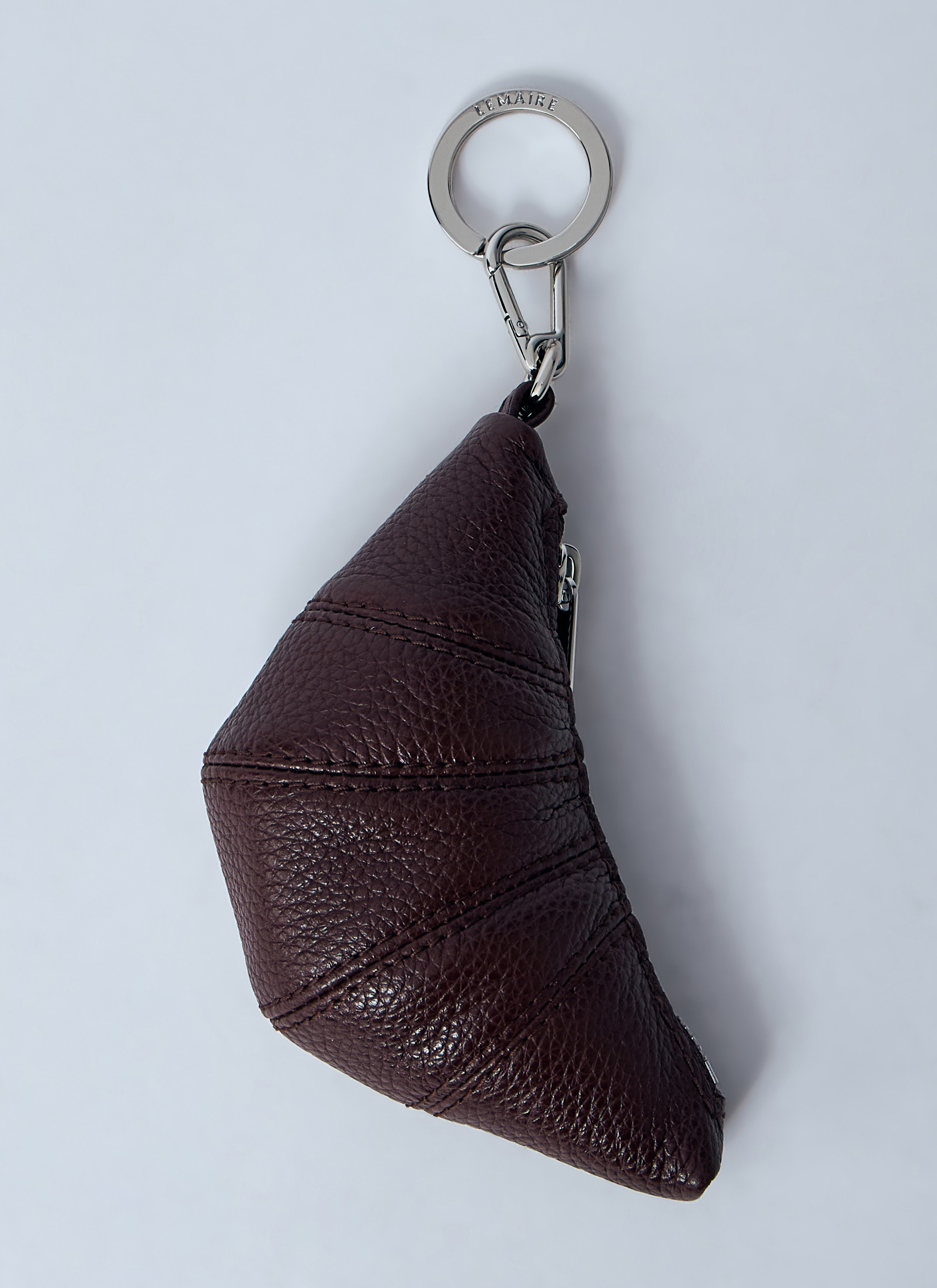 Lemaire Mini Croissant Keyring in Brown | LN-CC®