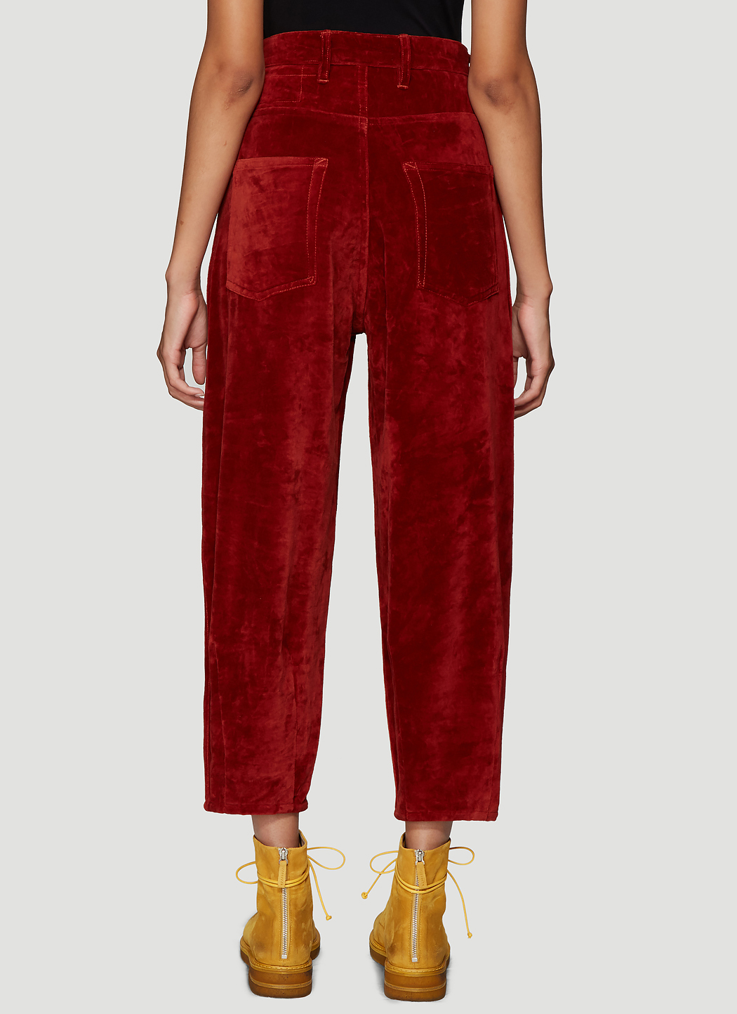 STORY mfg. Lush Jeans in Red | LN-CC