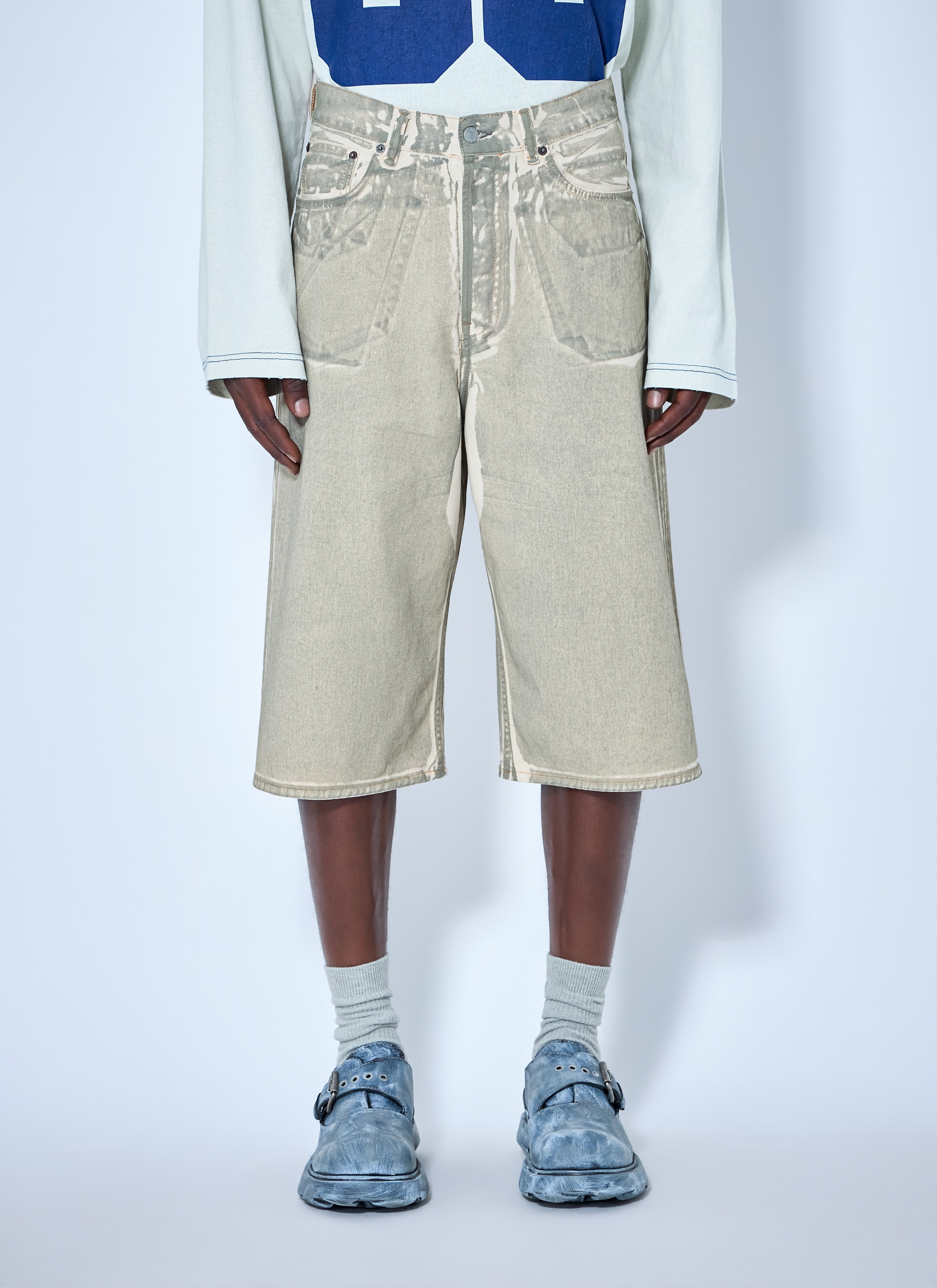 Acne Studios Acne Studios Wide-Leg Denim Shorts