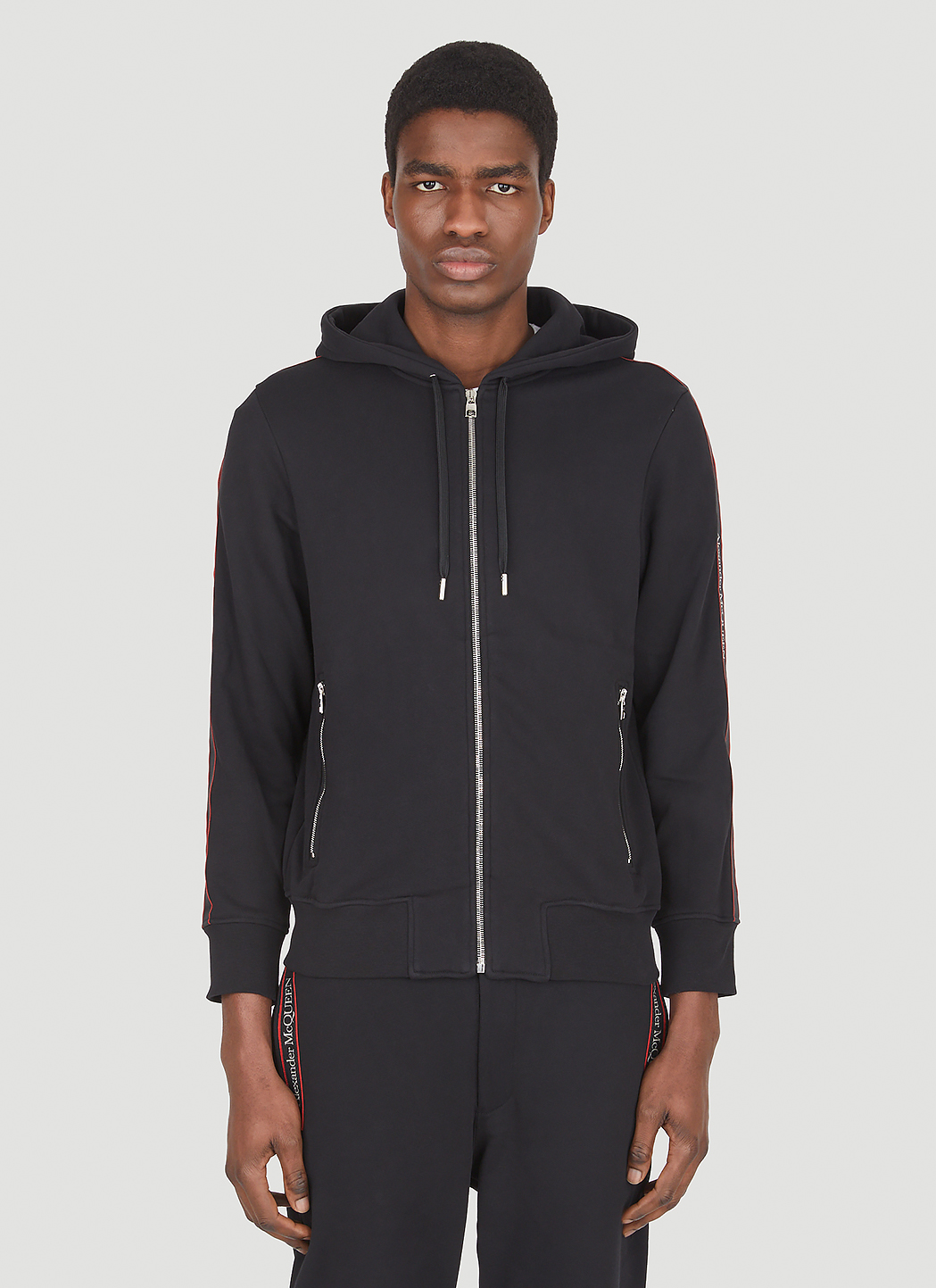 Logo Tape Hooded Sweatshirt