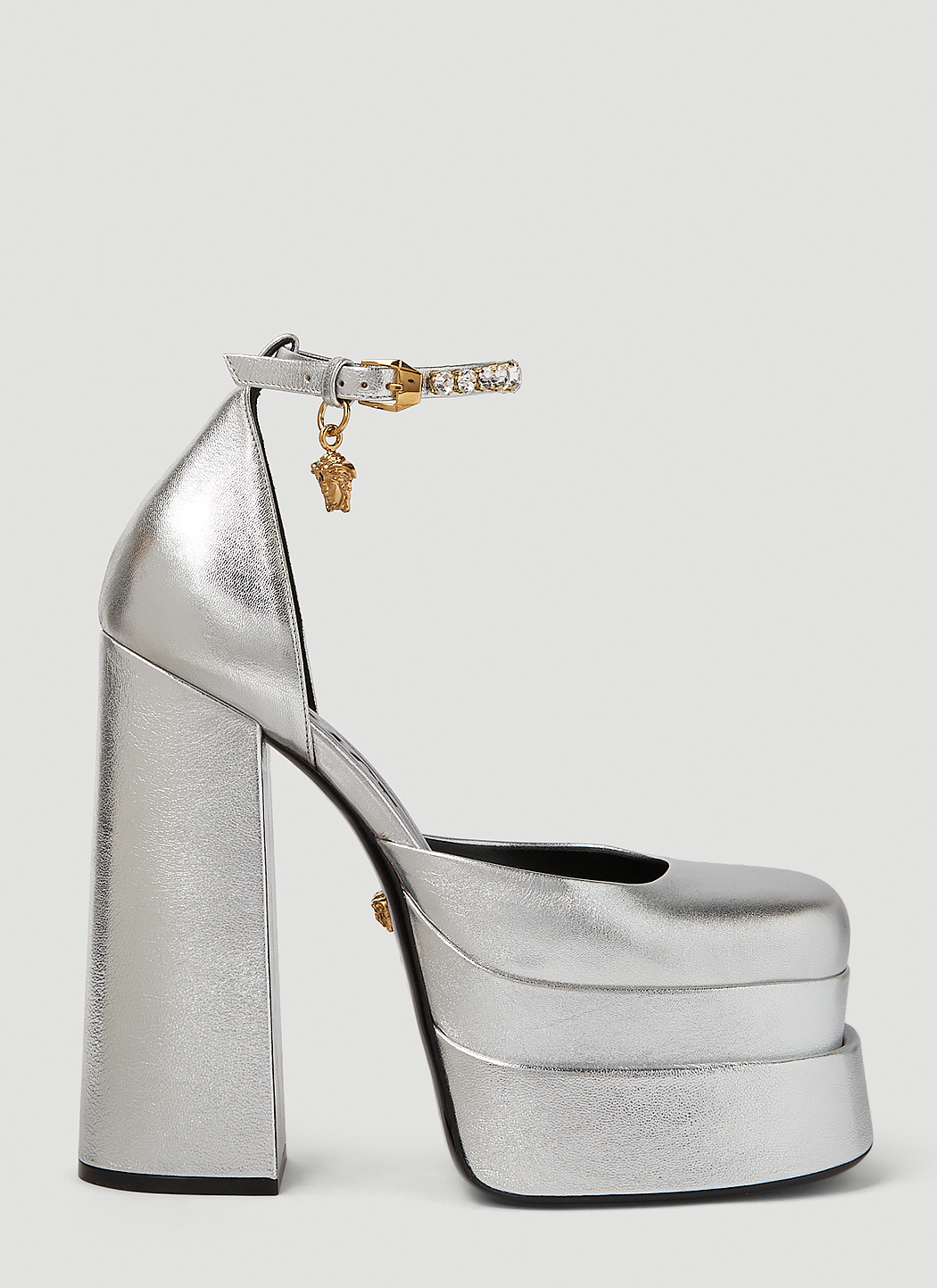 Metallic Medusa Aevitas Platforms Pumps