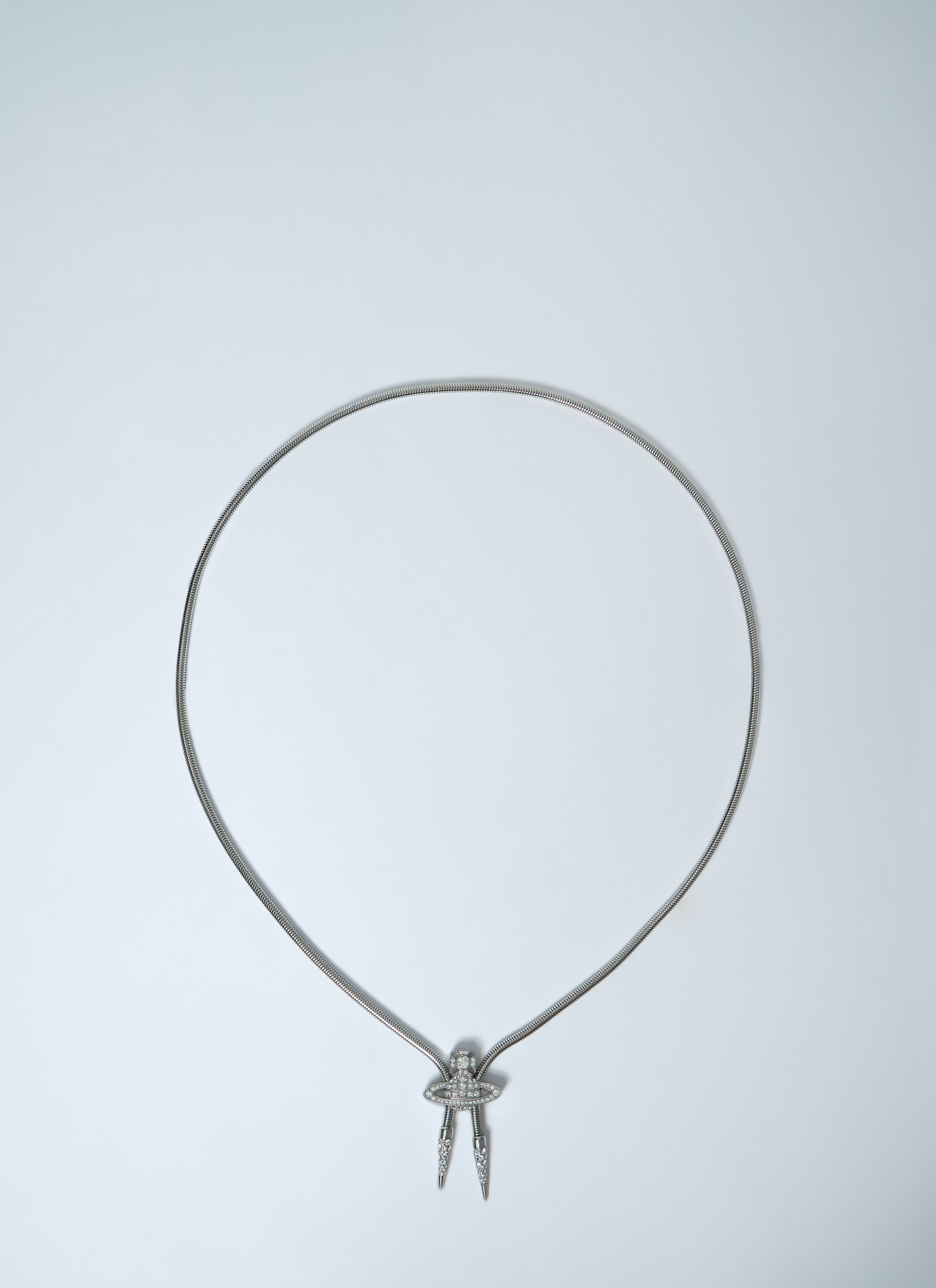 UK発☆Vivienne☆Bolo tie タイ ネックレス ◇Vivienne Westwood◇Bolo Tie クリスタルオーブ ループタイ