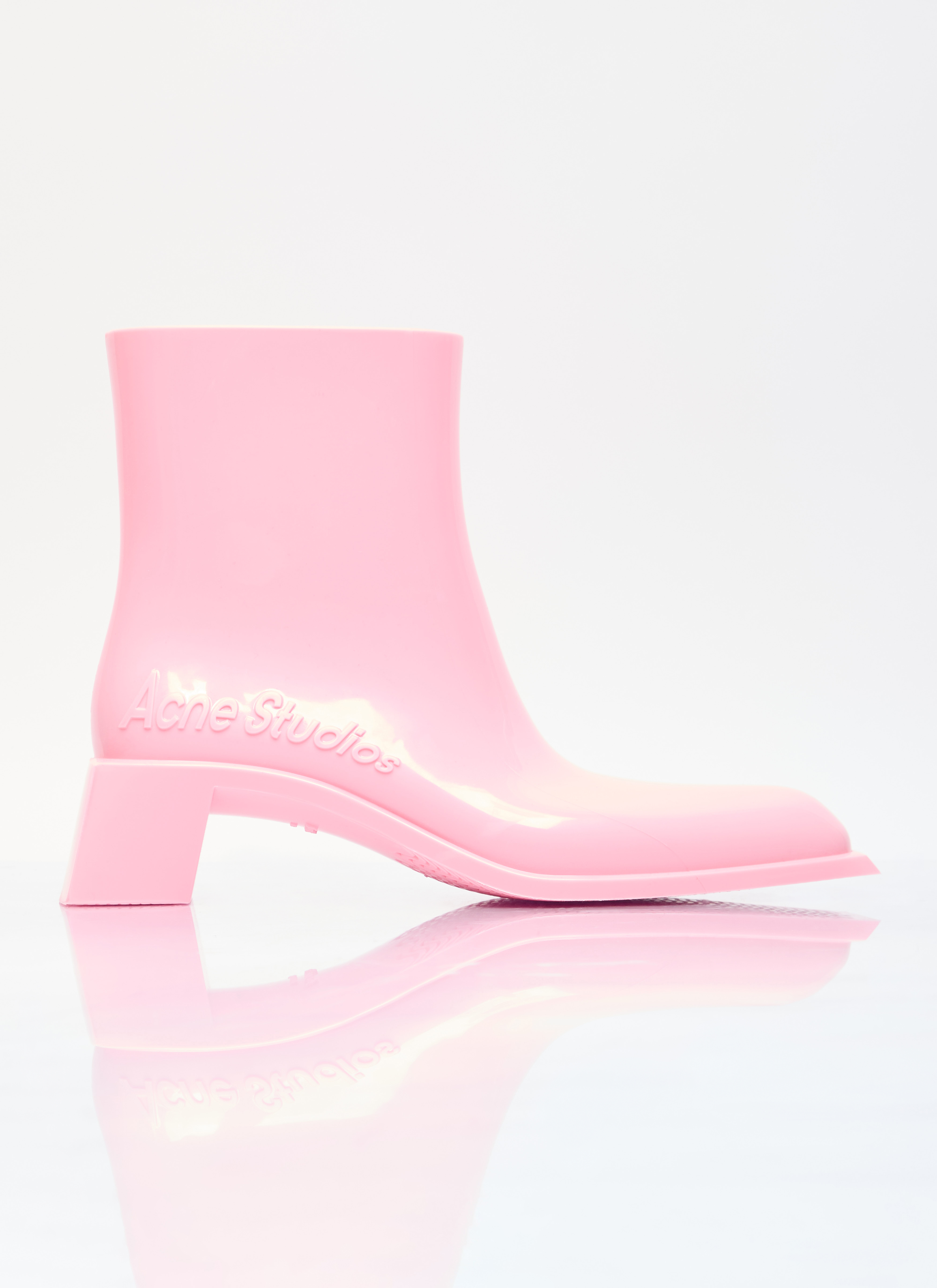 美品✨Acne Studios ブーツ スエード ピンク Acne Studios レディース ラバーアンクルブーツ の ピンク | LN-CC®