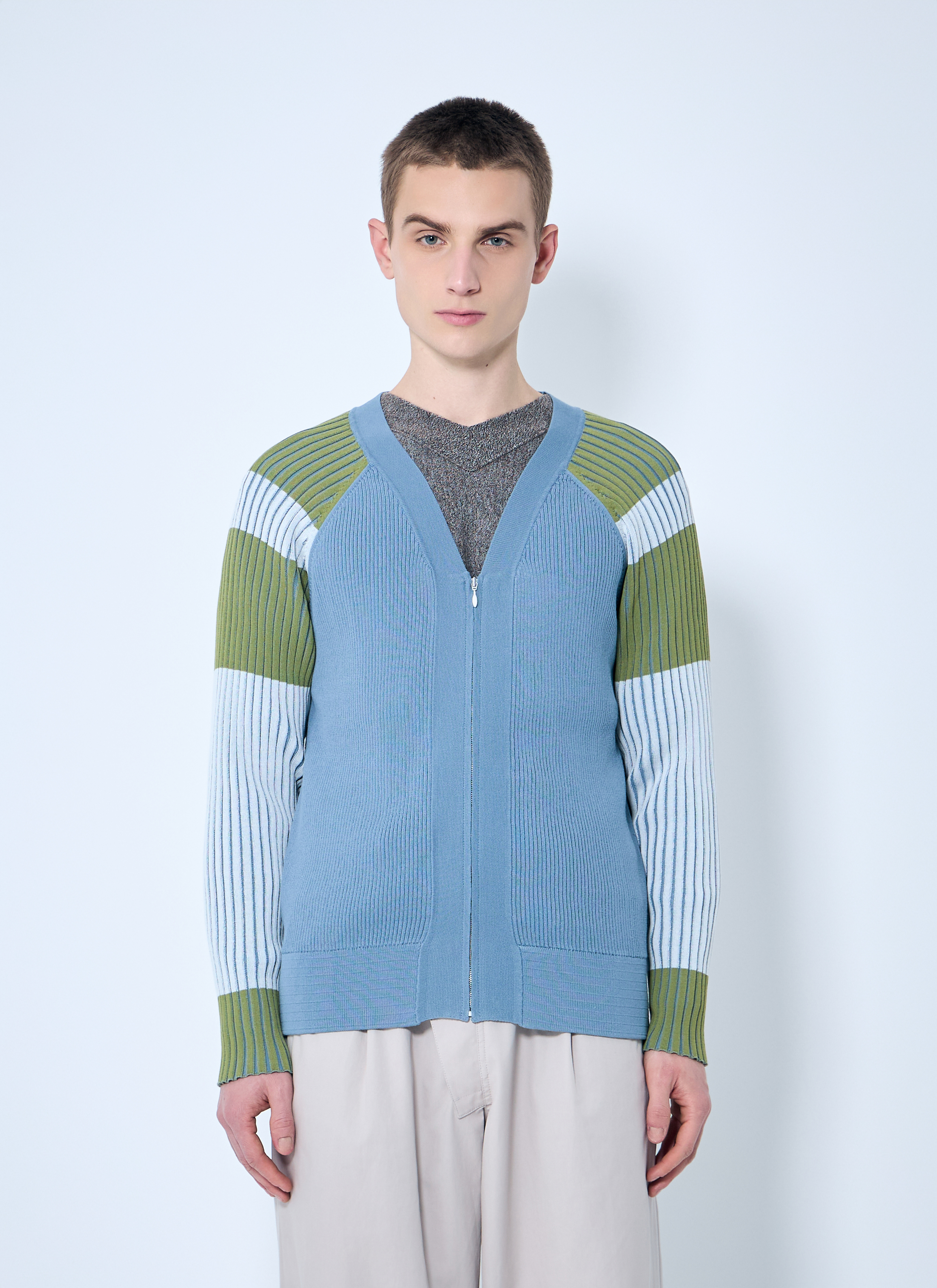 Kiko Kostadinov Men's' Inex Cardigan in Grey | LN-CC®