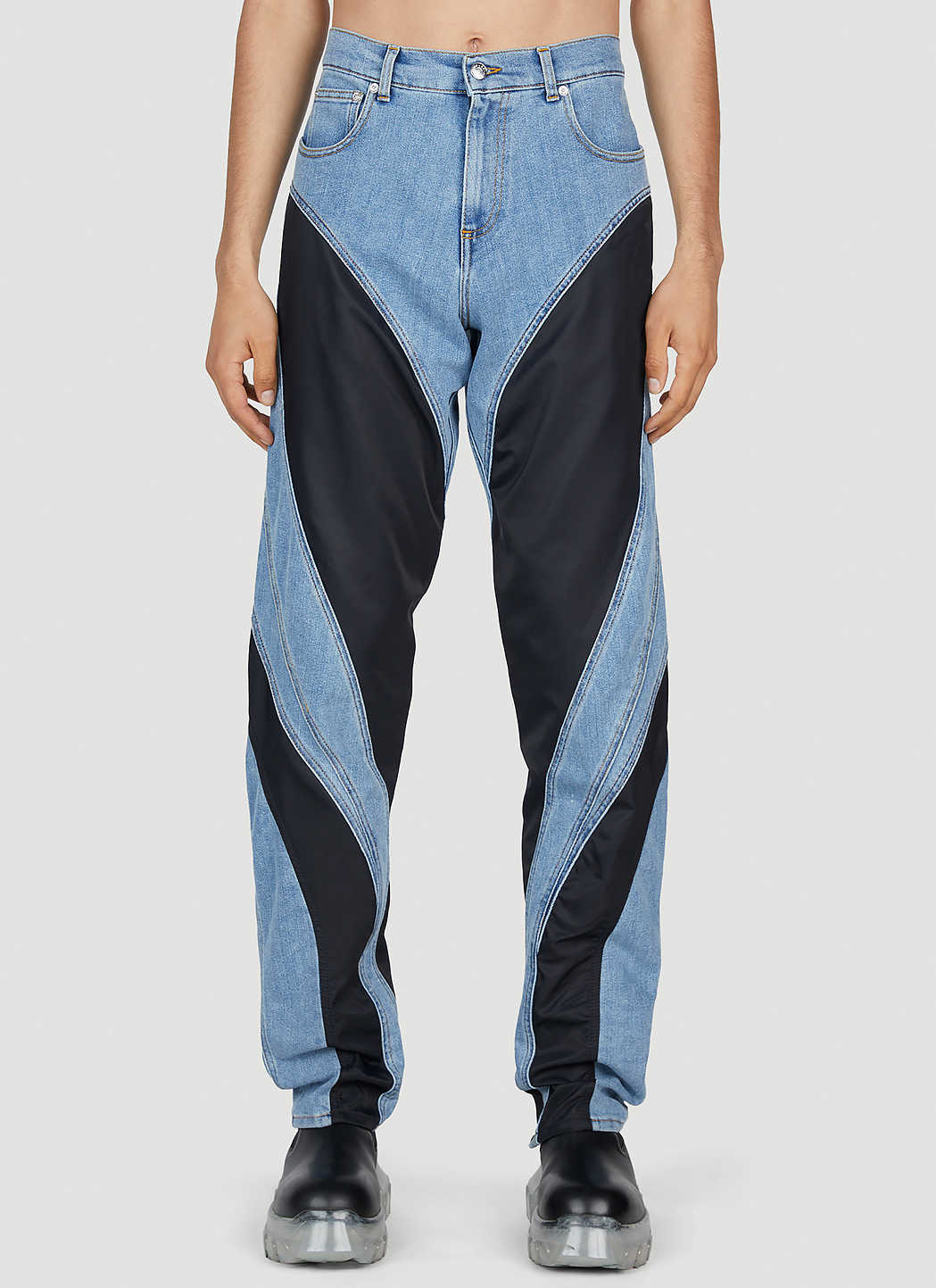 Panelled Jeans
