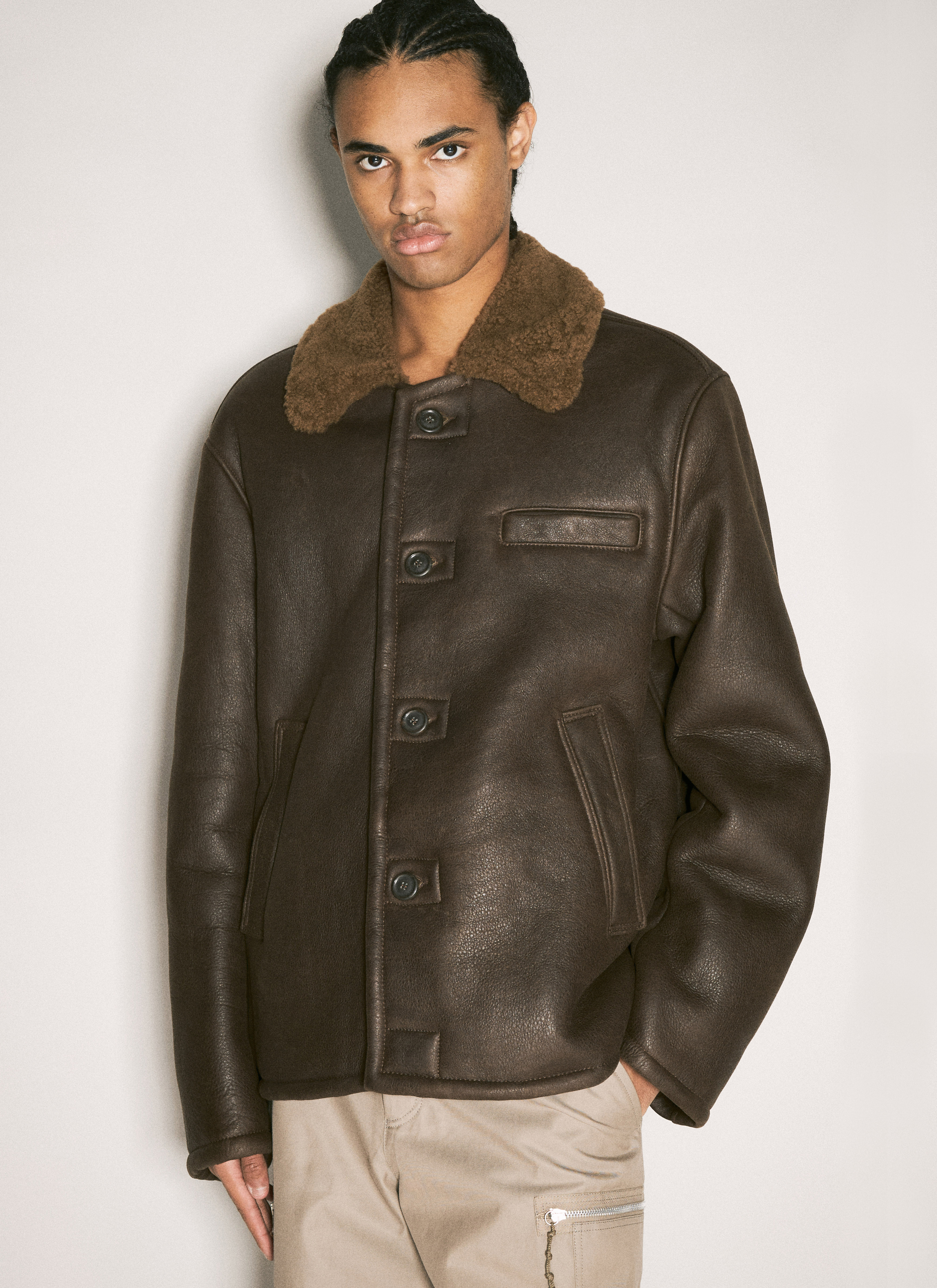 Our Legacy Star Fall leather (our legacy StarFall cracked Our Legacy Star Fall leather (our legacy StarFall cracked