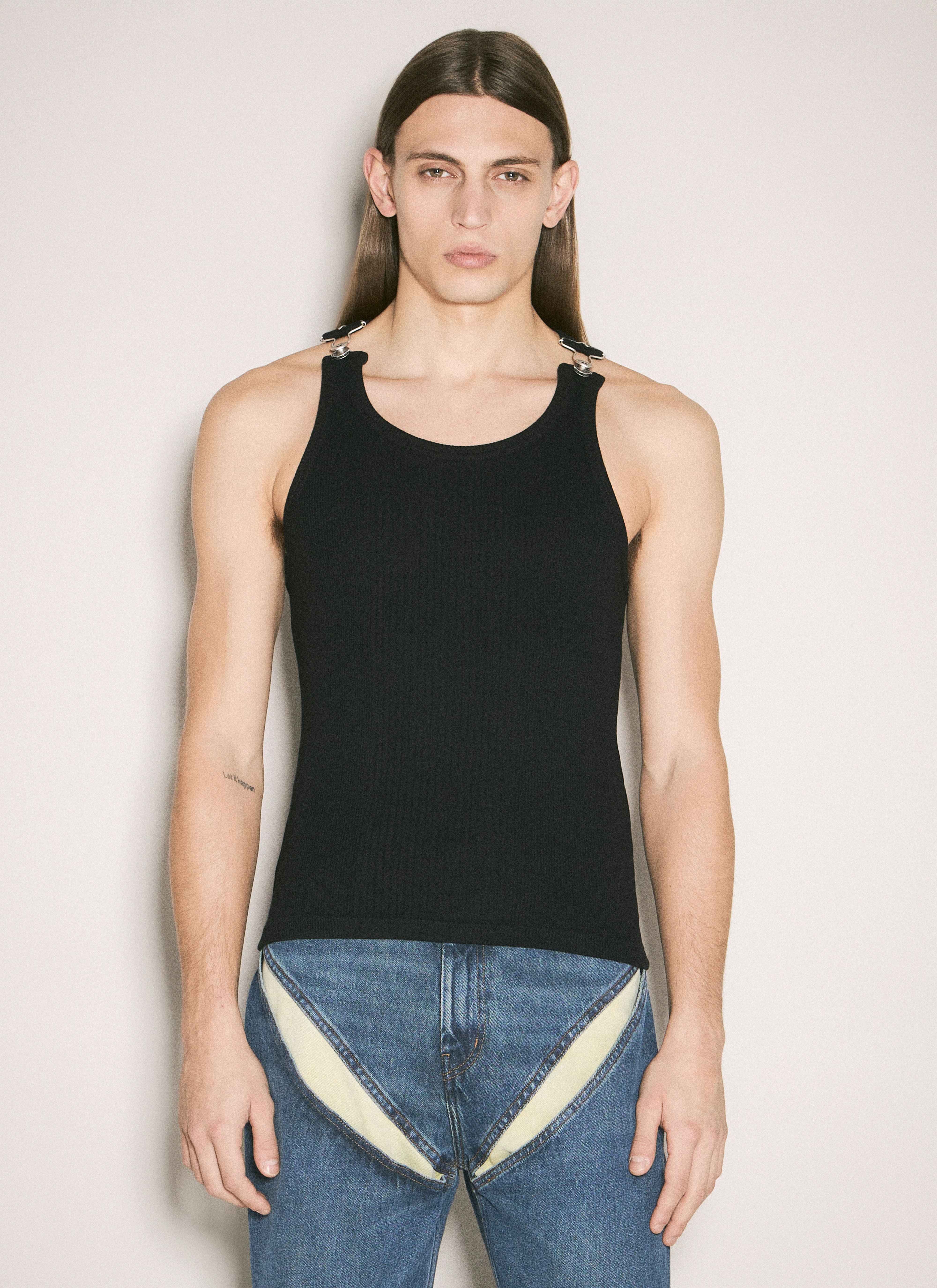 Jean Paul GAULTIER 日本語版 Jean Paul Gaultier 1st Edition Blue Cyberdot Top, AW95, S-L