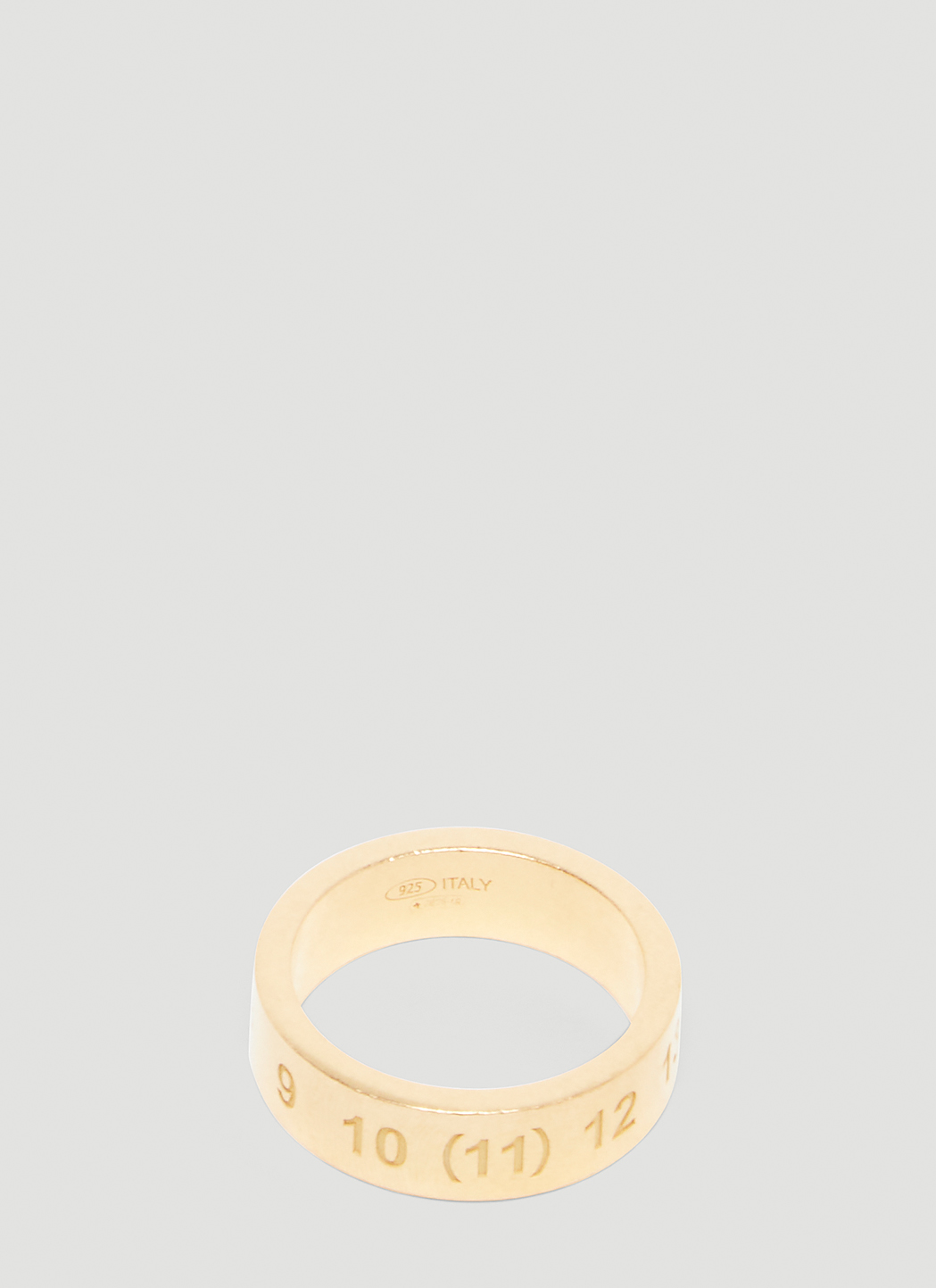 Number Logo Wide Ring