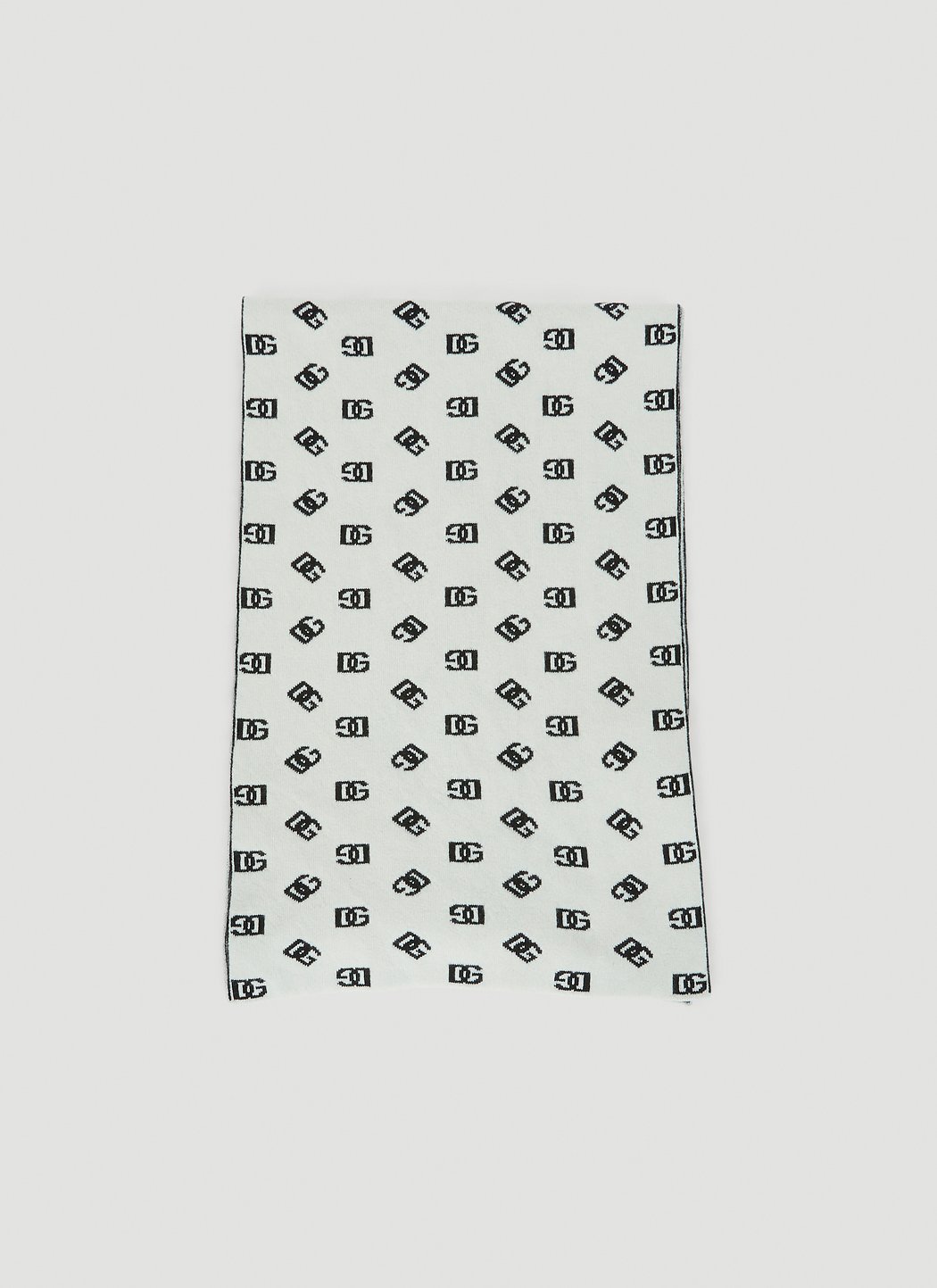 Dolce&Gabbana Logo Intarsia Scarf
