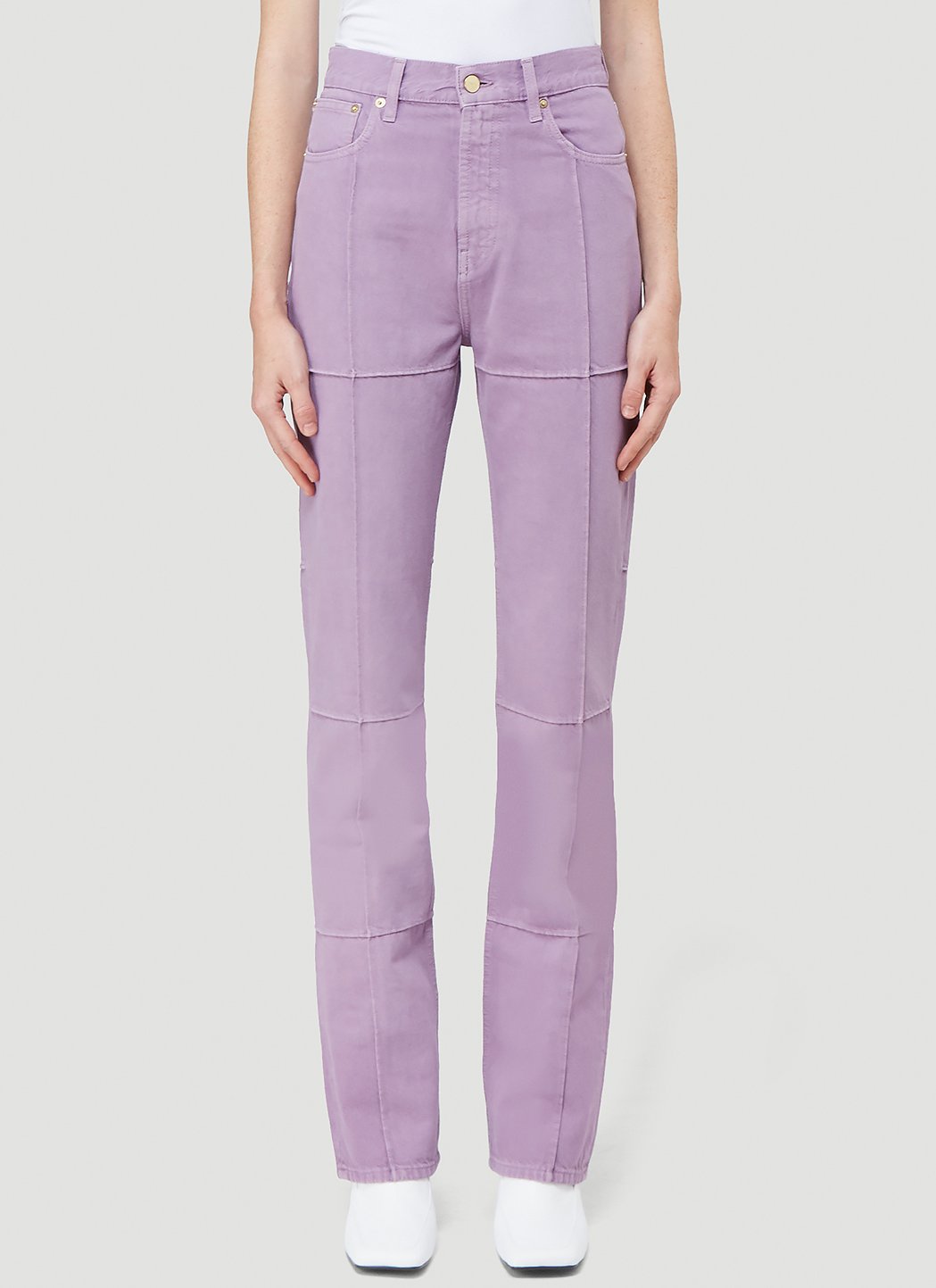 Jacquemus Le De Nimes Carro Jeans in Purple | LN-CC