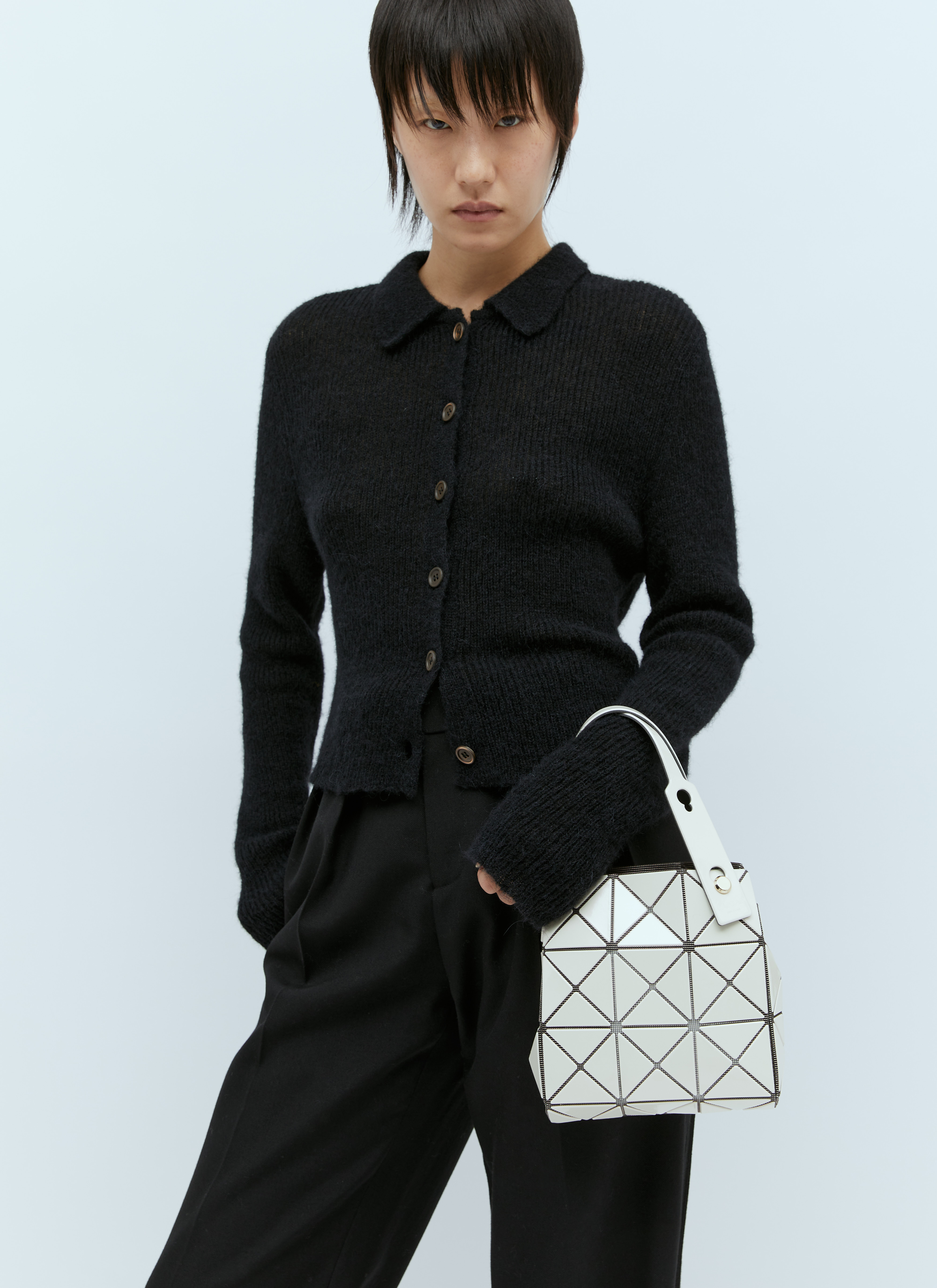 Bao Bao Issey Miyake Women's' Carat Small Handbag in White